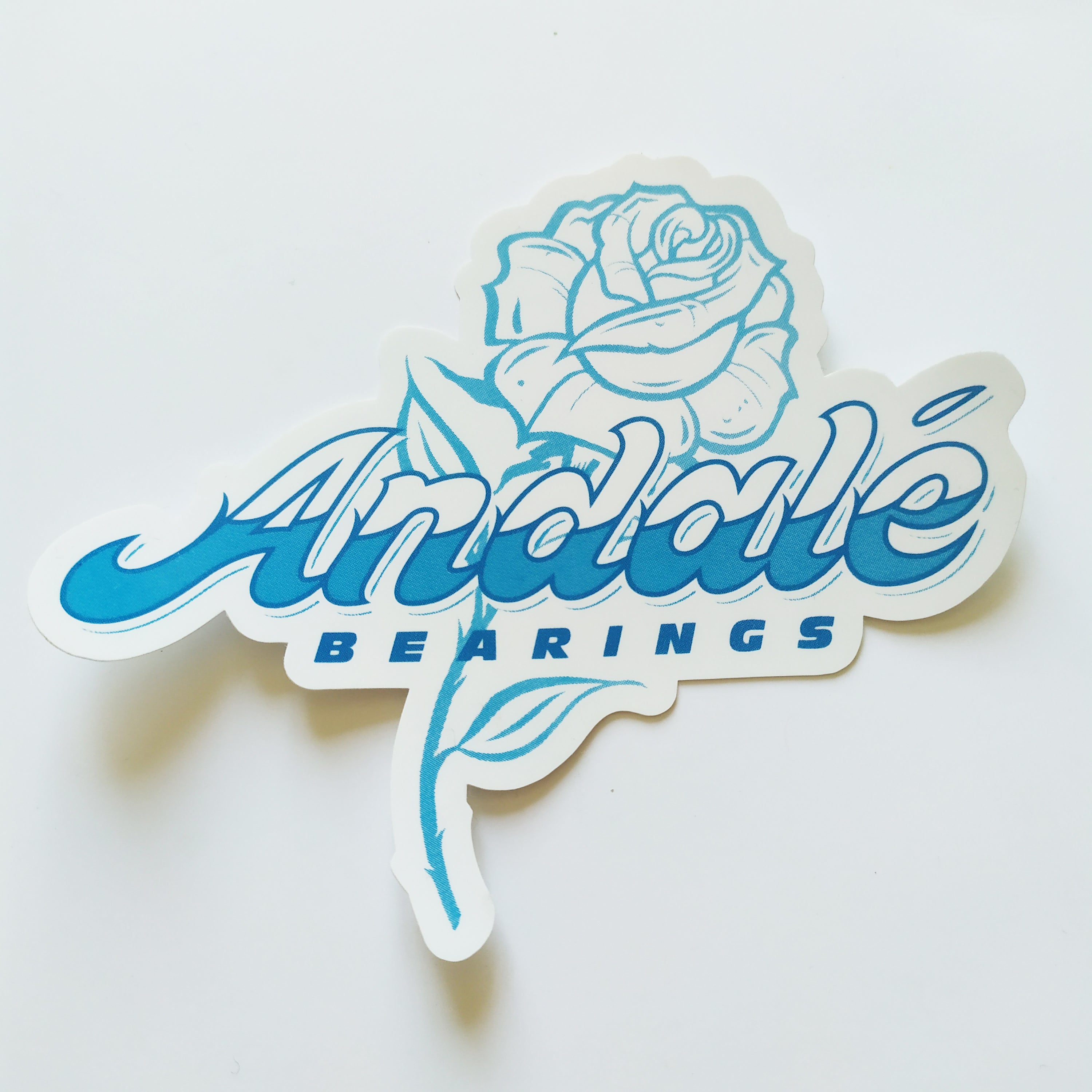 Andale Bearings Skateboard Sticker - 11.5cm across approx - SkateboardStickers.com