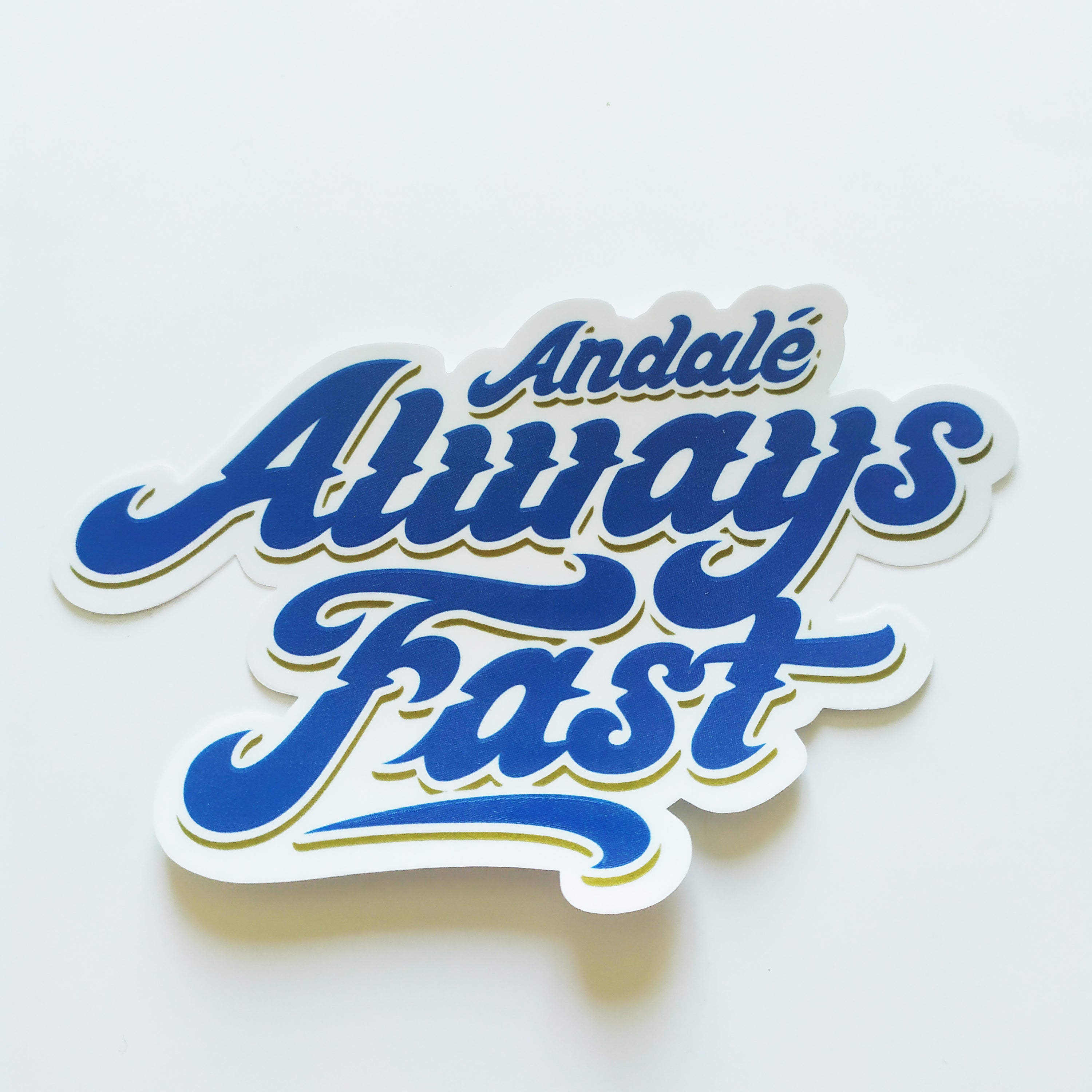 Andale Bearings Skateboard Sticker - 12cm across approx - SkateboardStickers.com