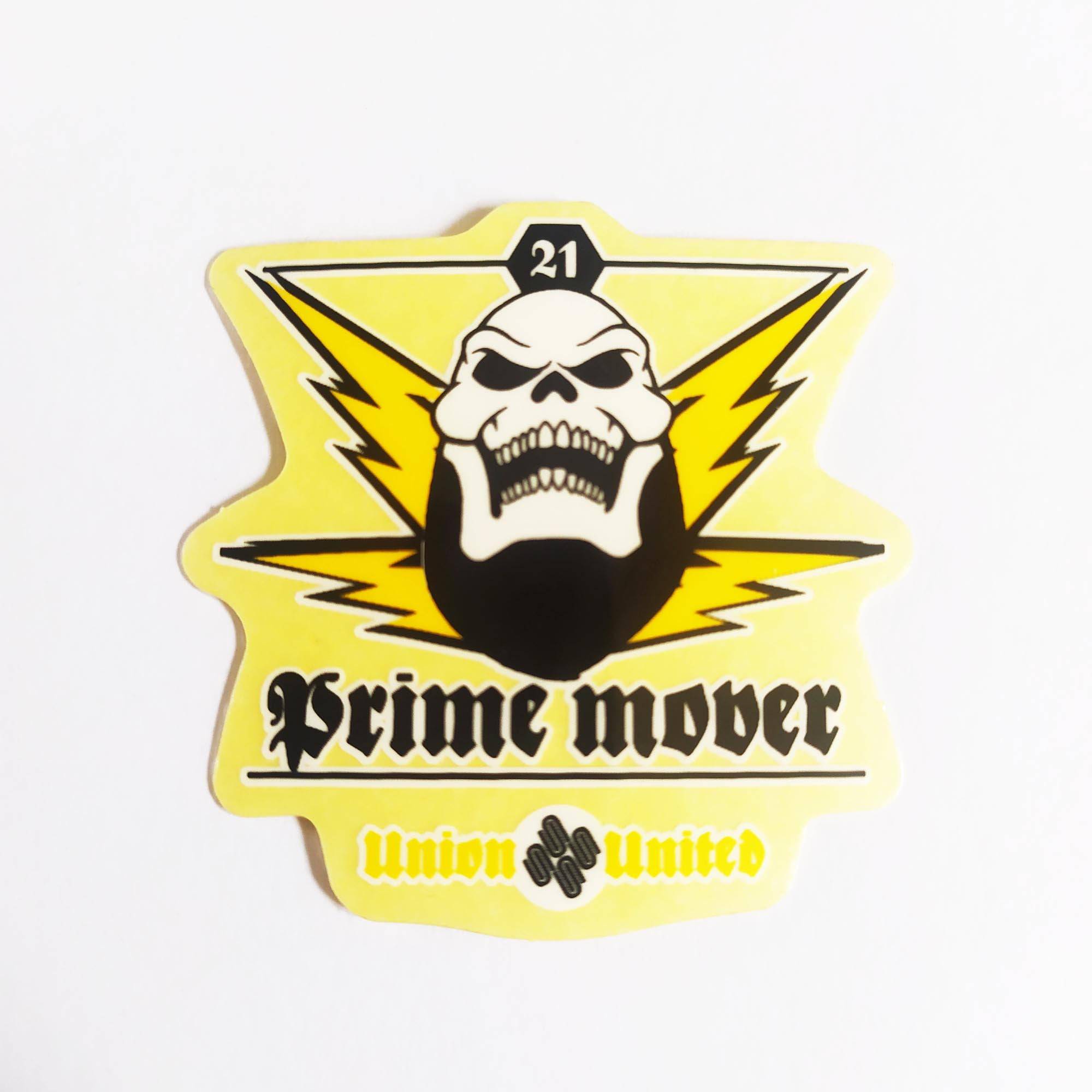 Bicycle Union Prime Mover BMX Sticker - SkateboardStickers.com