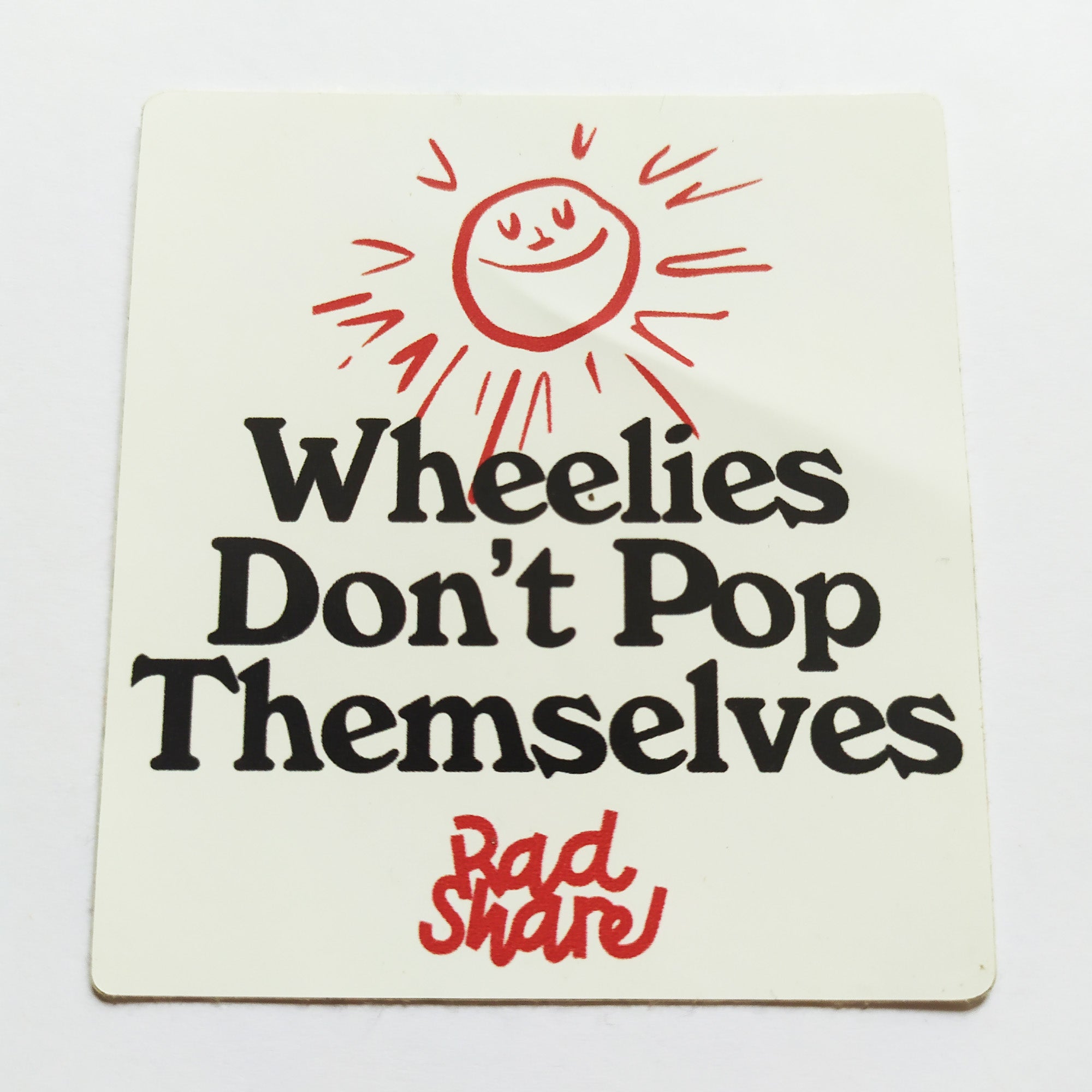 RADshare BMX Sticker / Decal (creased) - SkateboardStickers.com