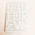 BSD Forever BMX Sticker / Decal - 8.5cm high approx - SkateboardStickers.com