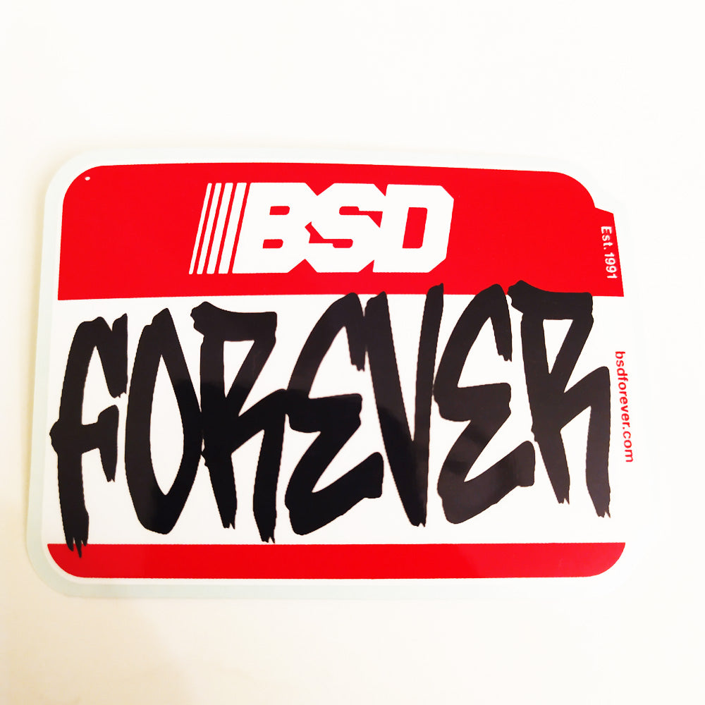 BSD BMX Sticker / Decal - 7.5cm across approx - SkateboardStickers.com