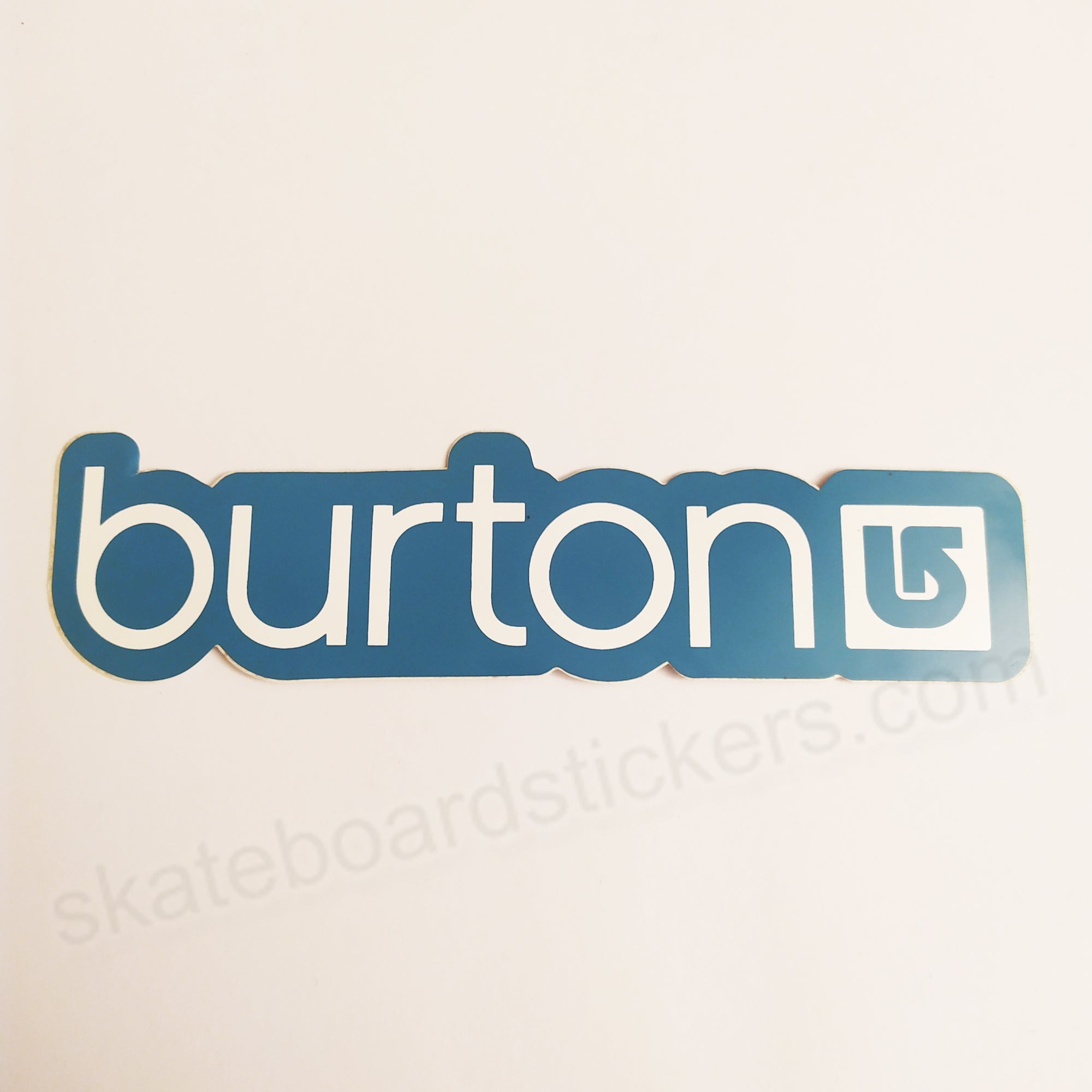 Burton Snowboards Sticker - blue - SkateboardStickers.com