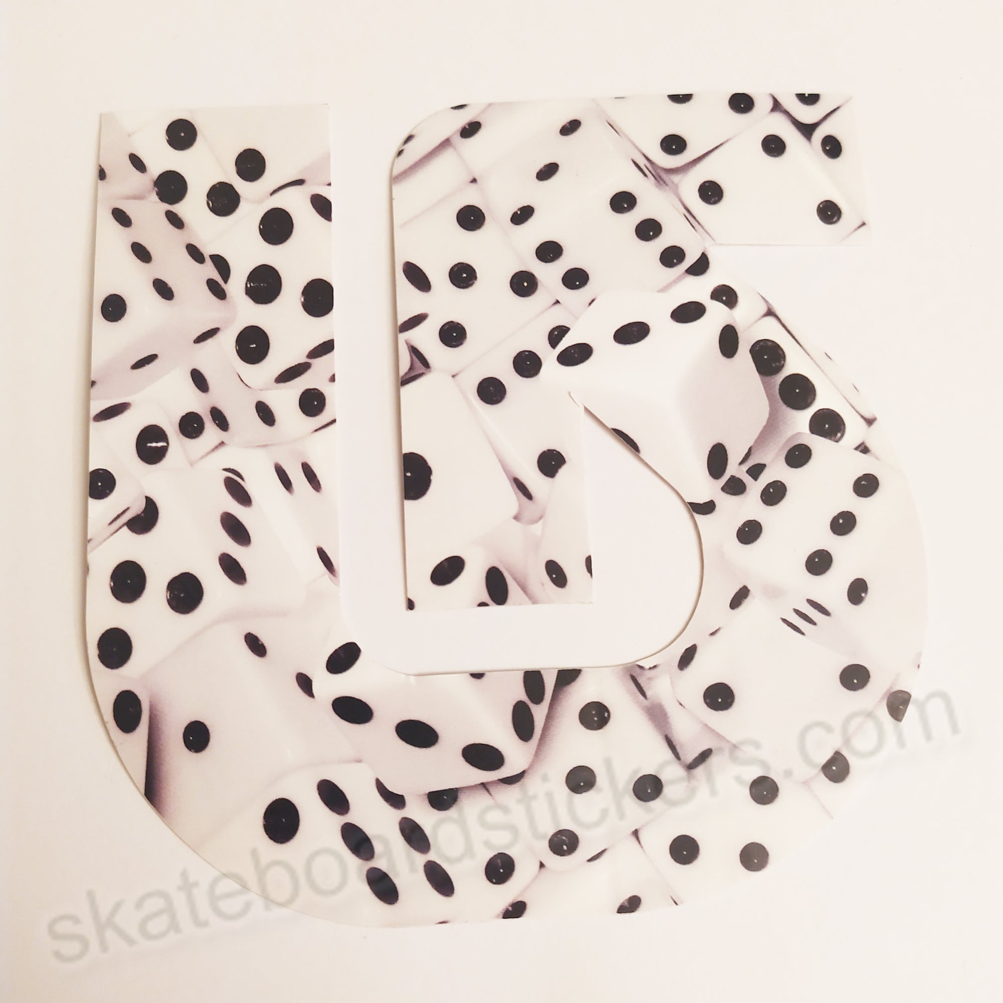 Burton Snowboards Sticker Logo - Dice - SkateboardStickers.com