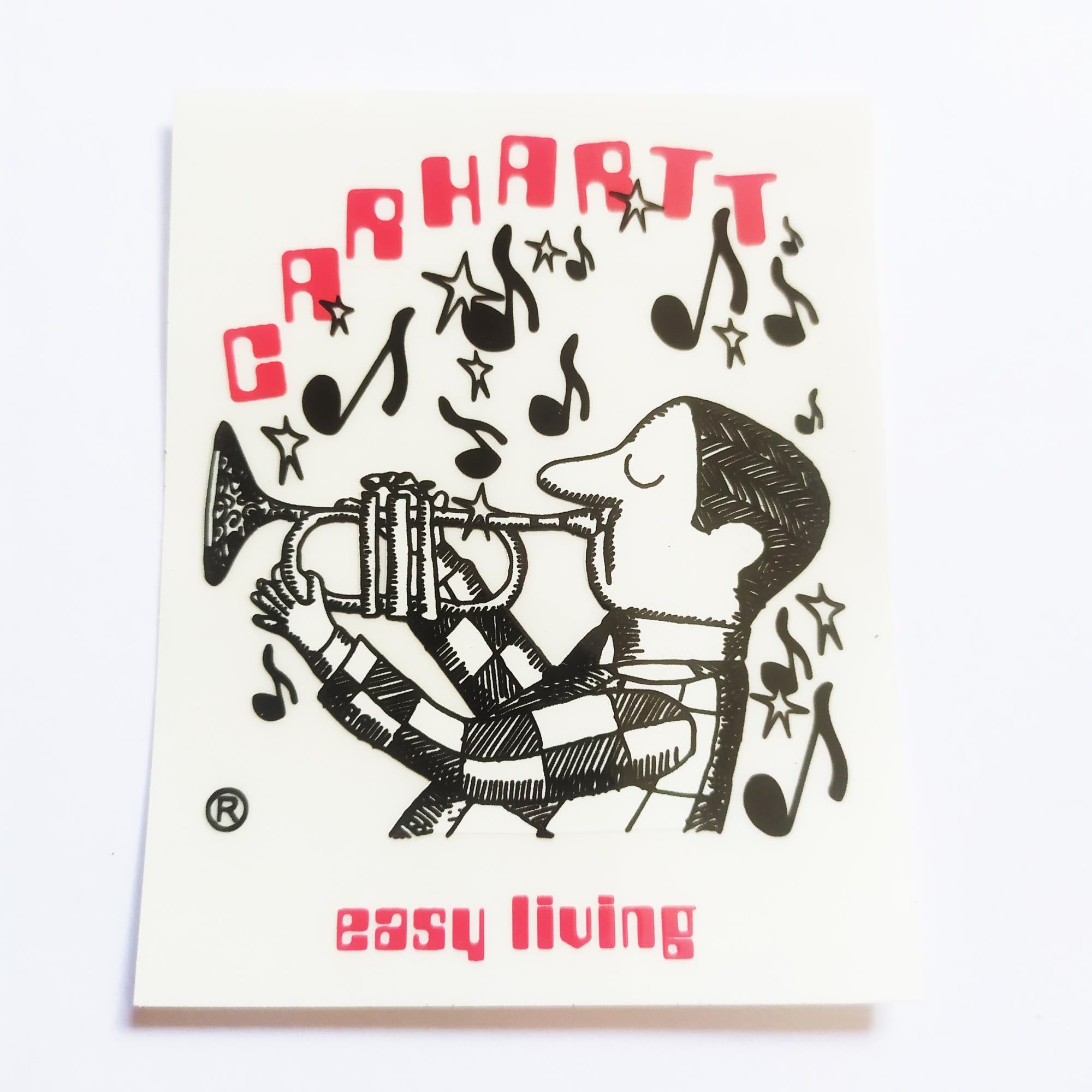 Carhartt Work in Progress Skate Sticker - Trumpet