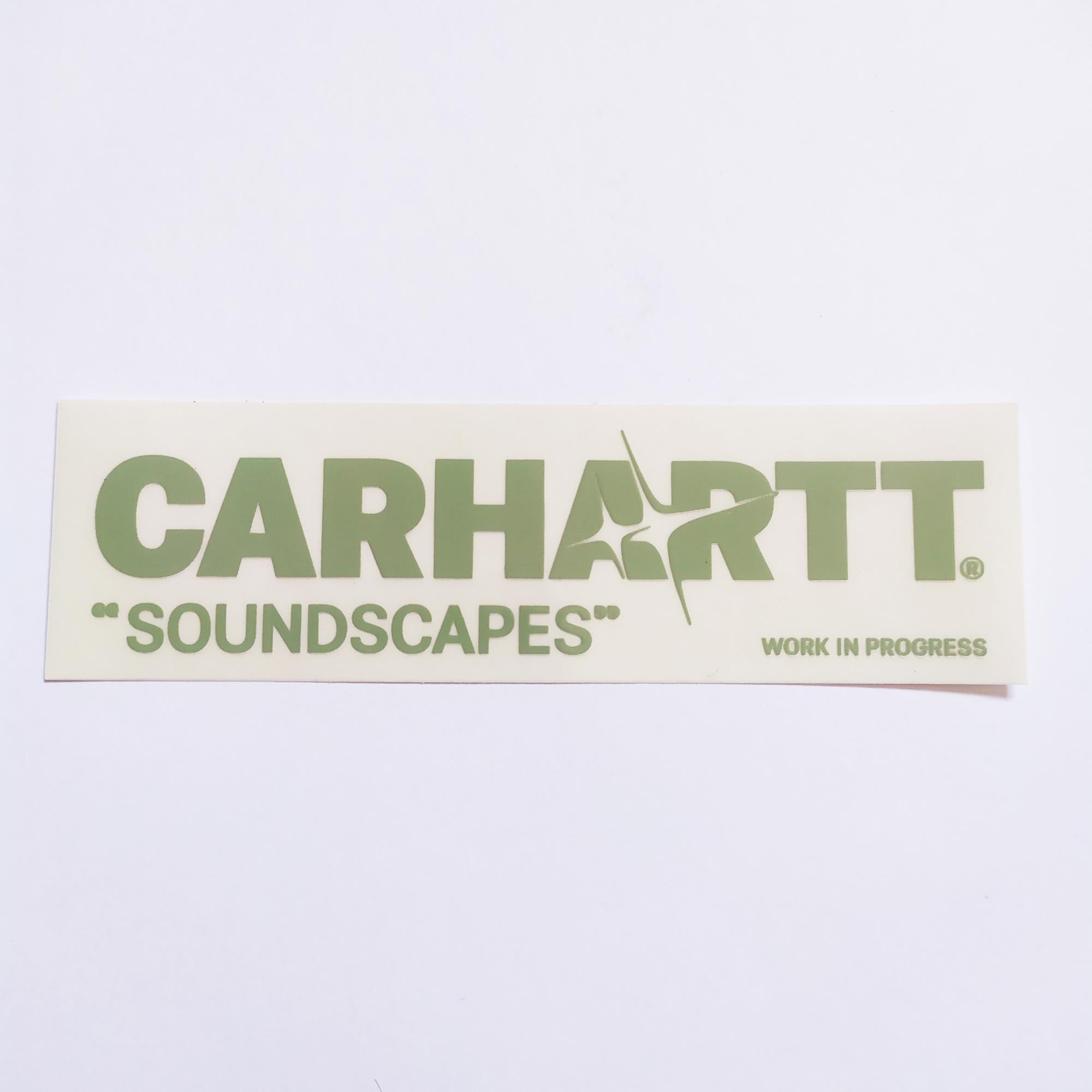Carhartt Work in Progress Skate Sticker - Soundscapes