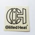 Chilled Heat Skateboard Sticker - SkateboardStickers.com