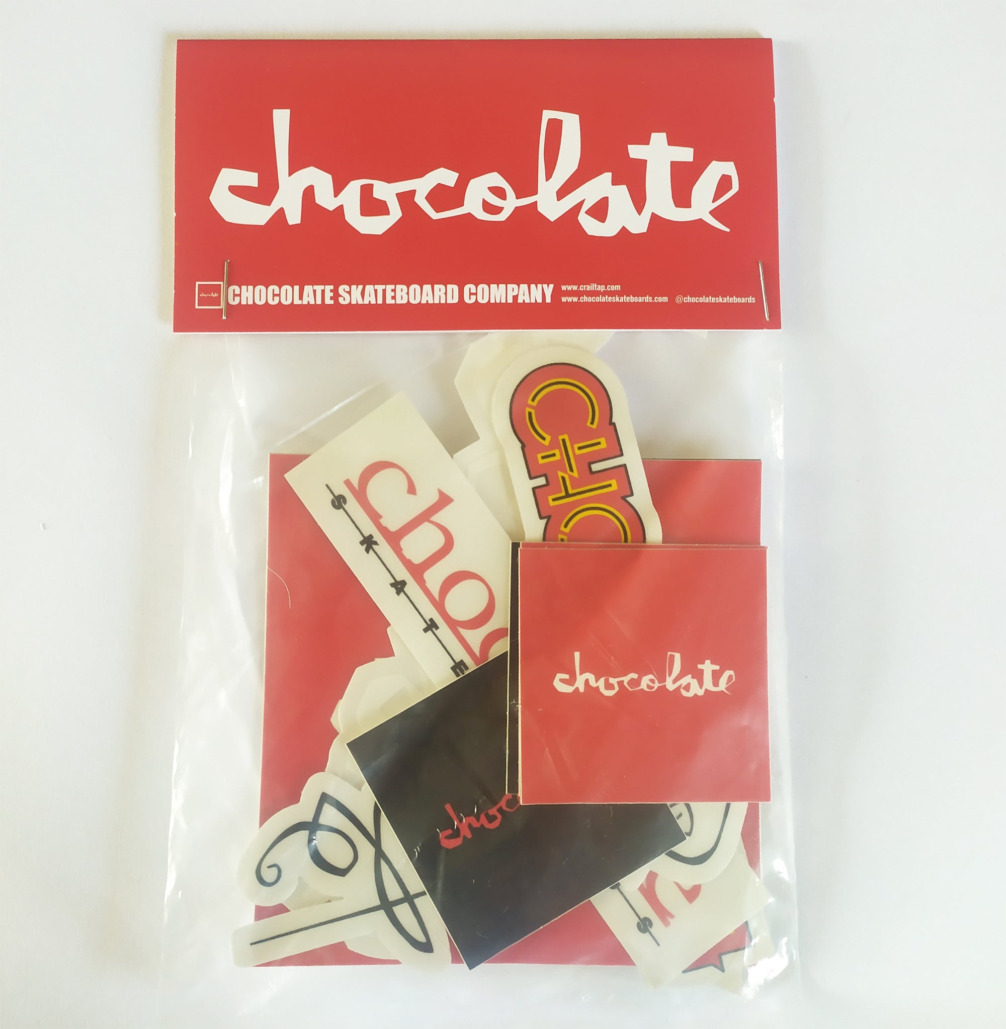 Chocolate Skateboards - Heritage Sticker Pack - 10 Stickers