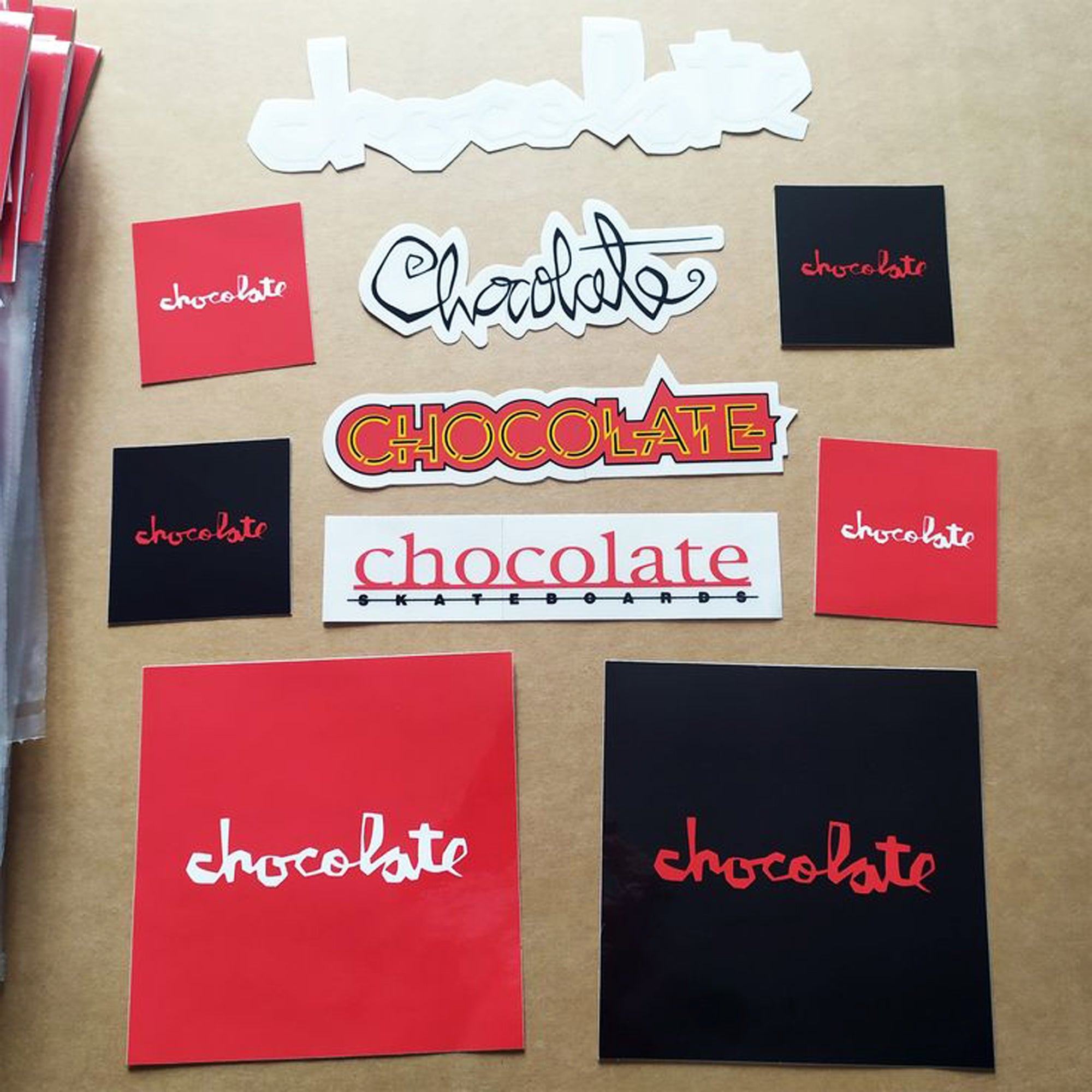 Chocolate Skateboards - Heritage Sticker Pack - 10 Stickers
