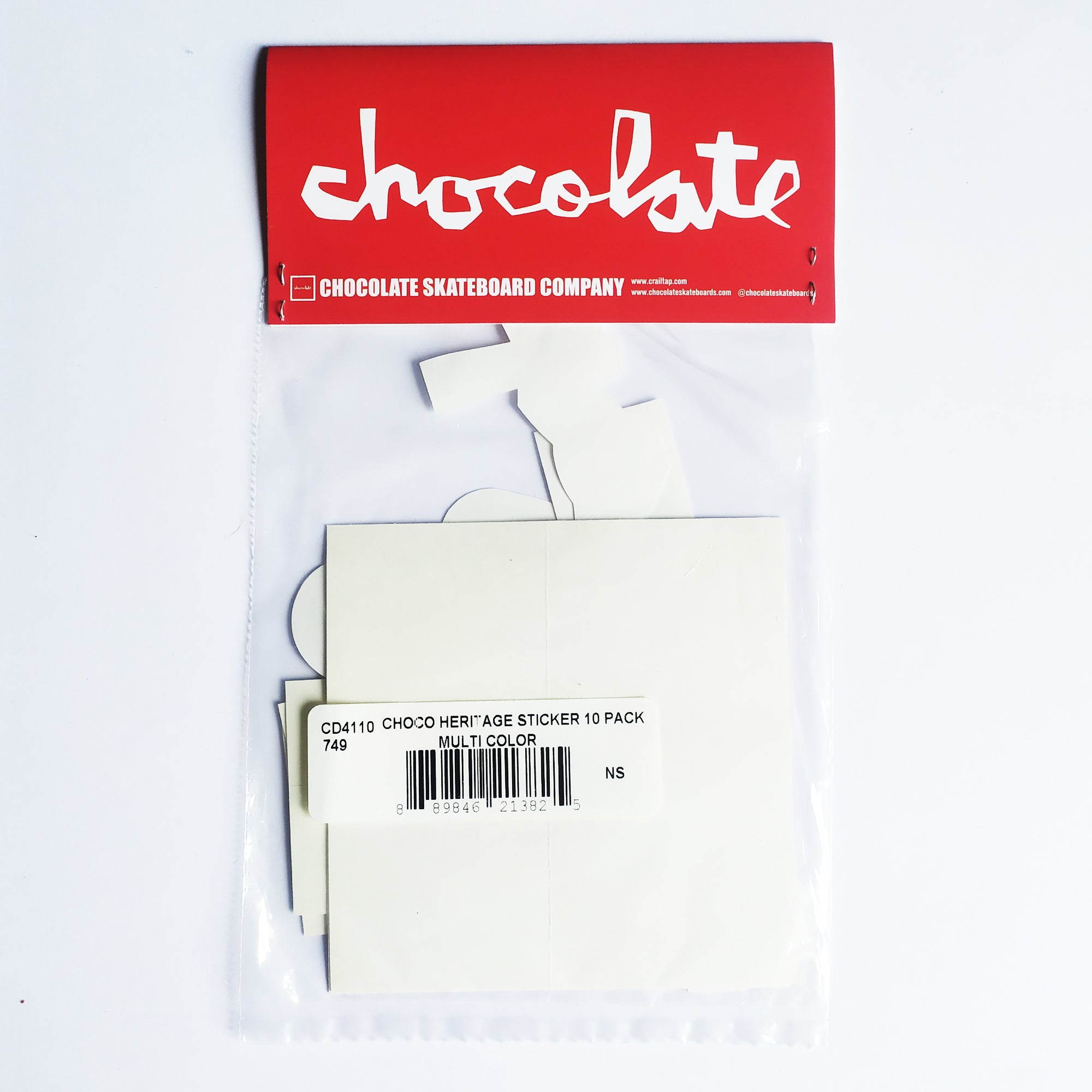 Chocolate Skateboards - Heritage Sticker Pack - 10 Stickers