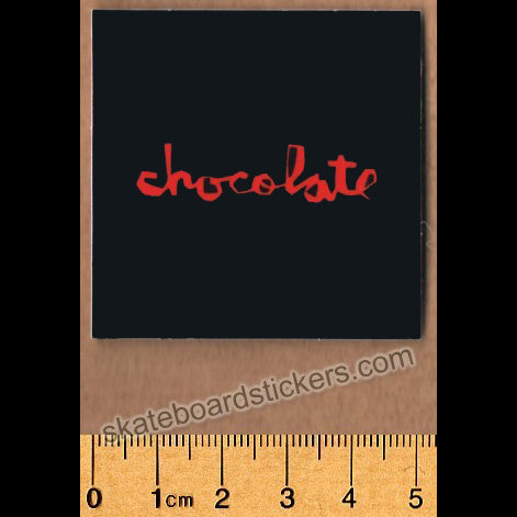 Chocolate Skateboards Heritage Series Chunk Logo Skateboard Sticker