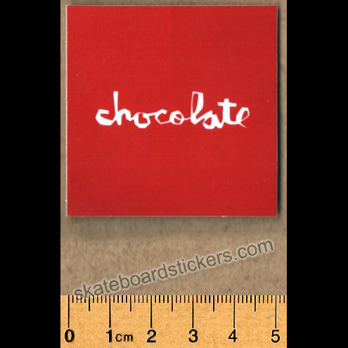 Chocolate Skateboards Heritage Series Chunk Logo Skateboard Sticker