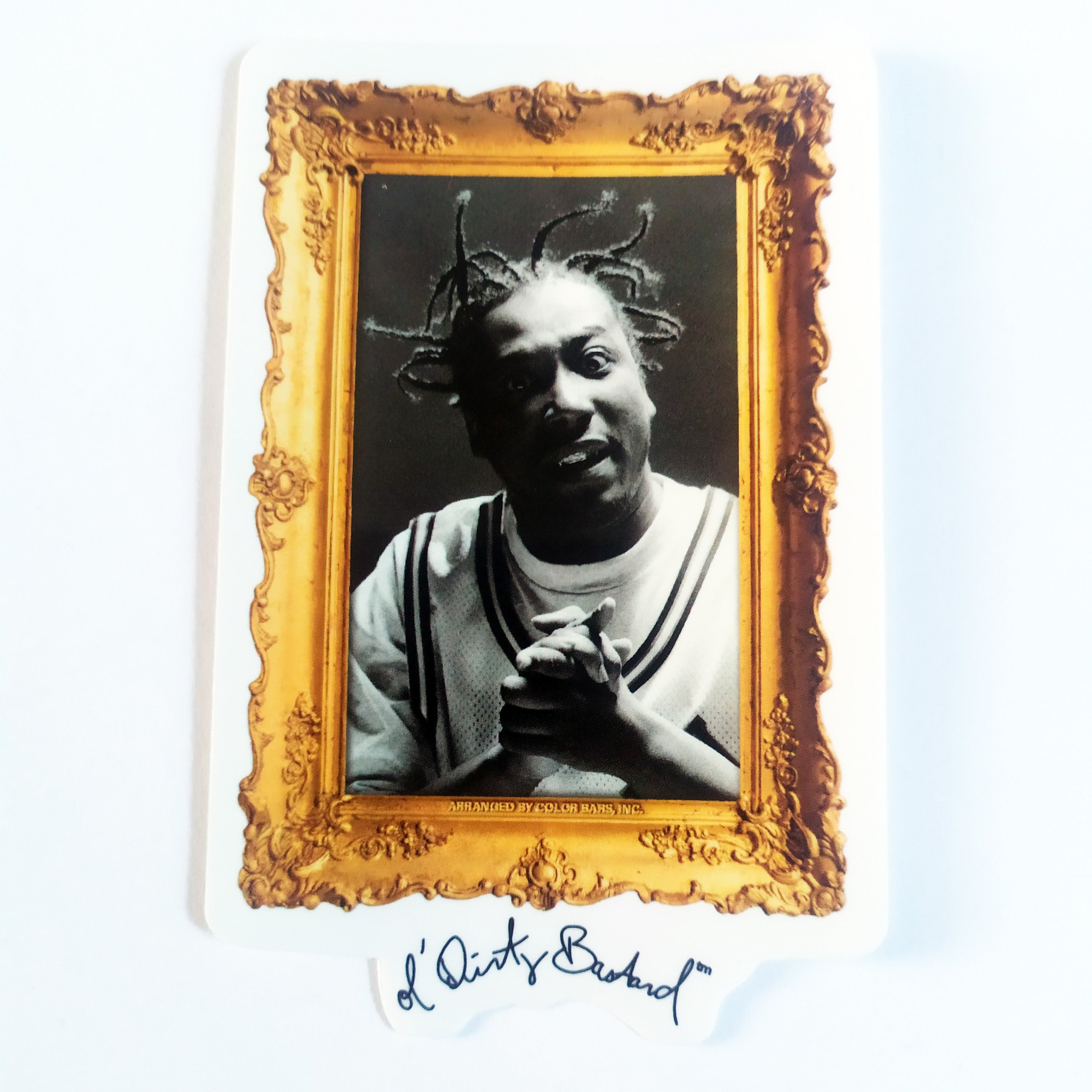 Color Bars X OL' DIRTY BASTARD™ Skate Sticker