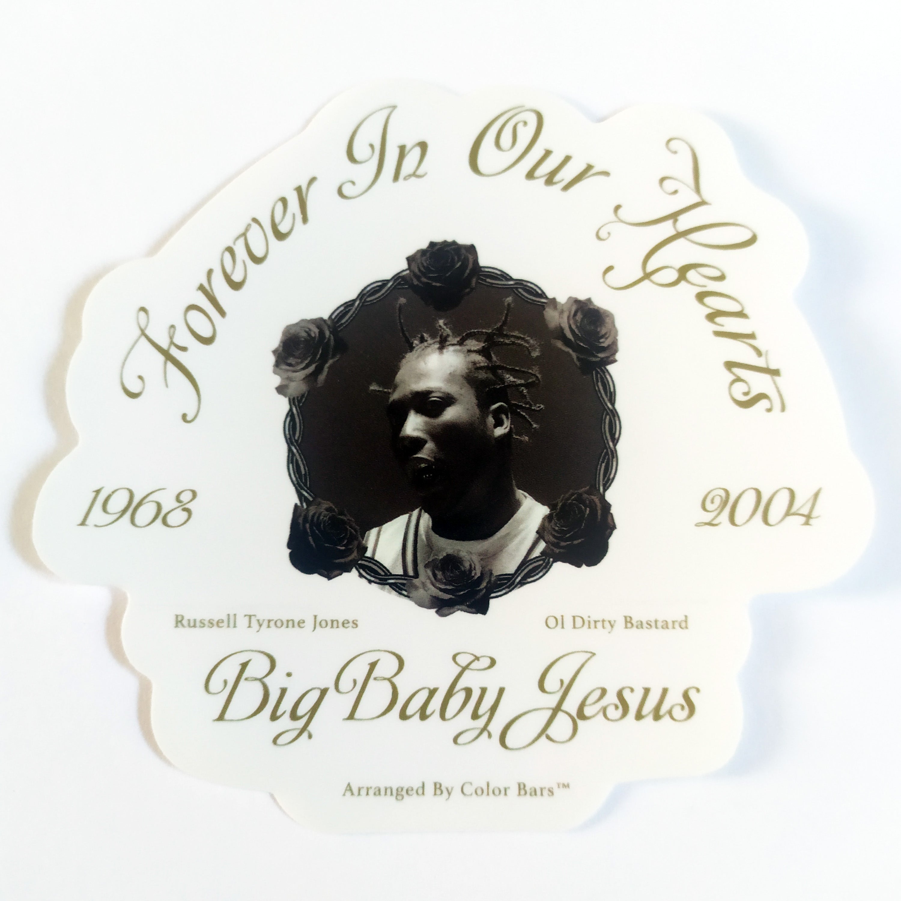 Color Bars X OL' DIRTY BASTARD™ Skate Sticker