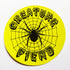 Creature Skateboards Web Relic Fiend Sticker - Yellow
