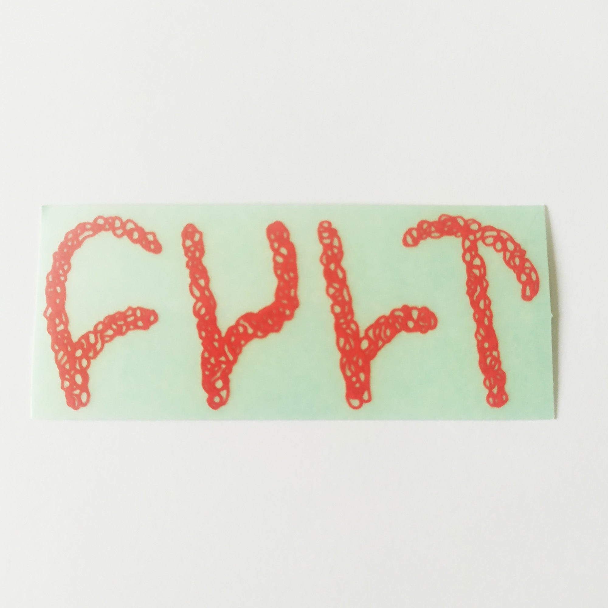 Cult Bikes BMX Sticker - Red