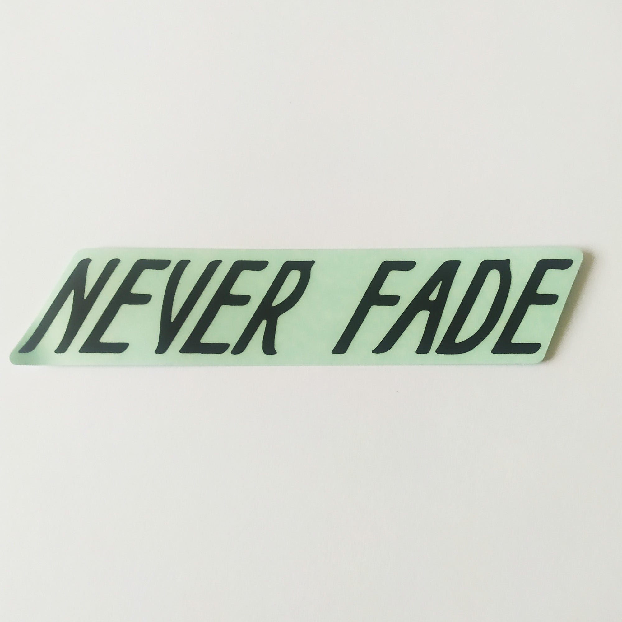 Cult Bikes BMX Sticker - Never Fade Black - SkateboardStickers.com