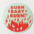 Cult Bikes BMX Sticker - Burn Baby Burn - SkateboardStickers.com