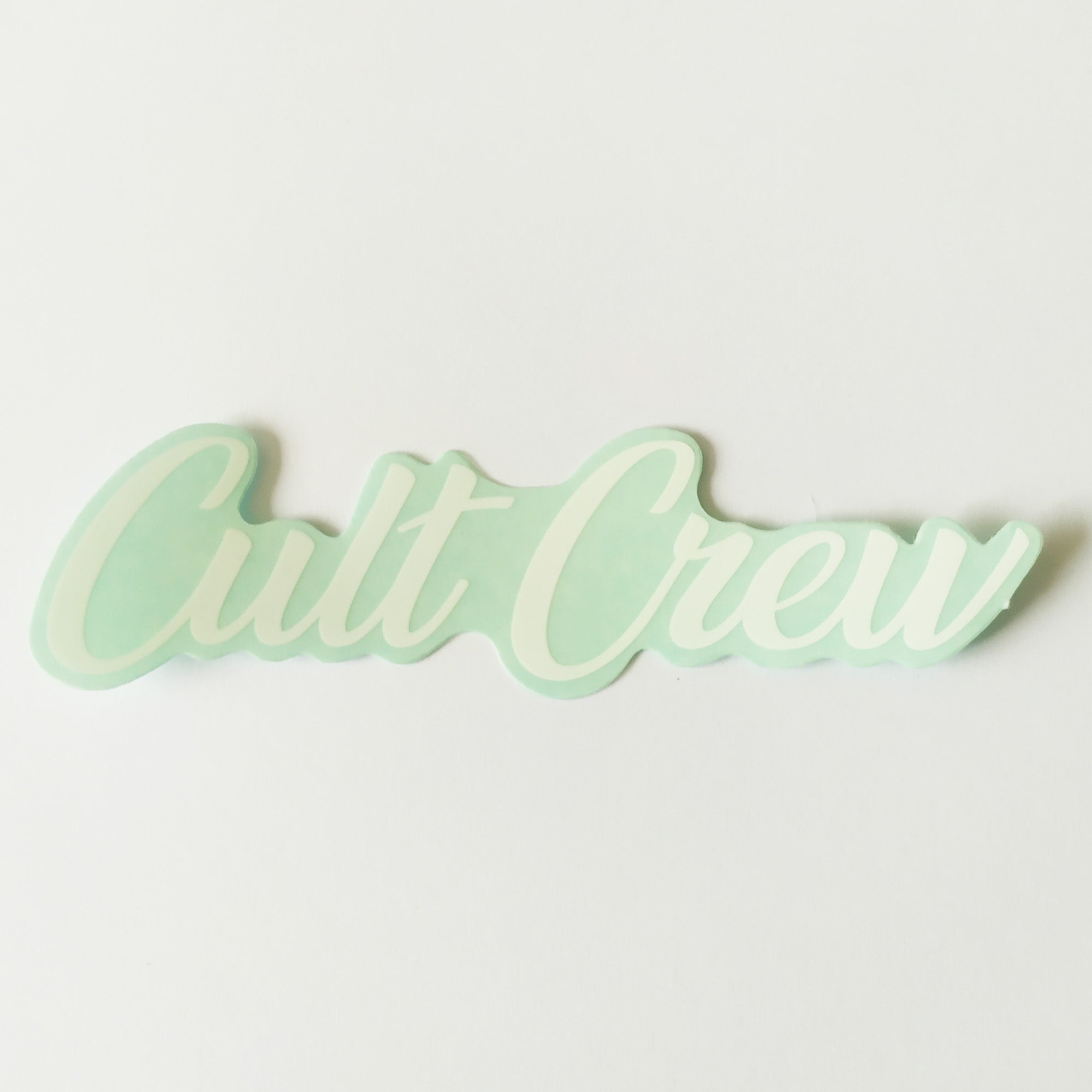 Cult Bikes BMX Sticker - White - SkateboardStickers.com