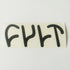 Cult Bikes BMX Sticker - Black Logo Rub On Decal - SkateboardStickers.com