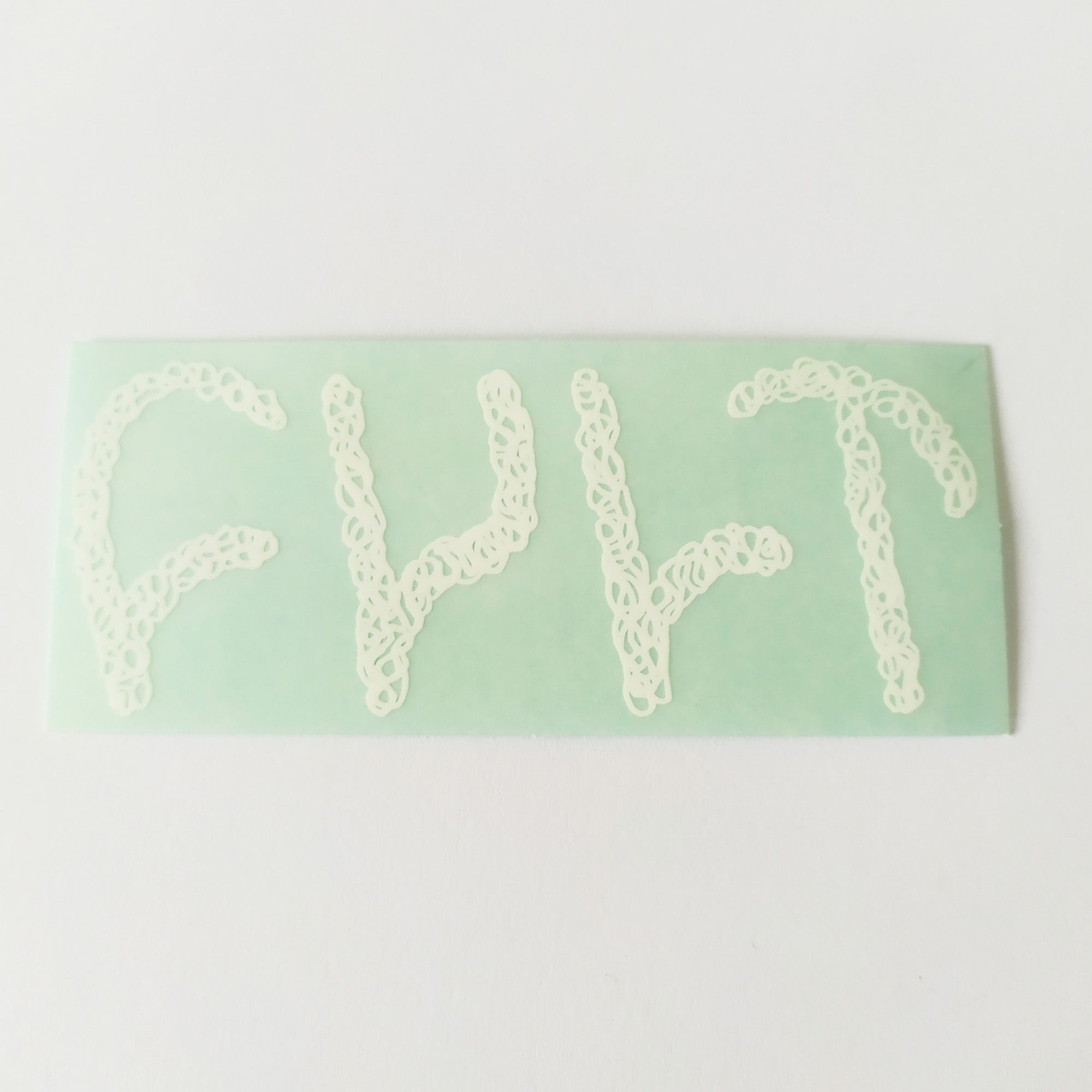 Cult Bikes BMX Sticker - White - SkateboardStickers.com