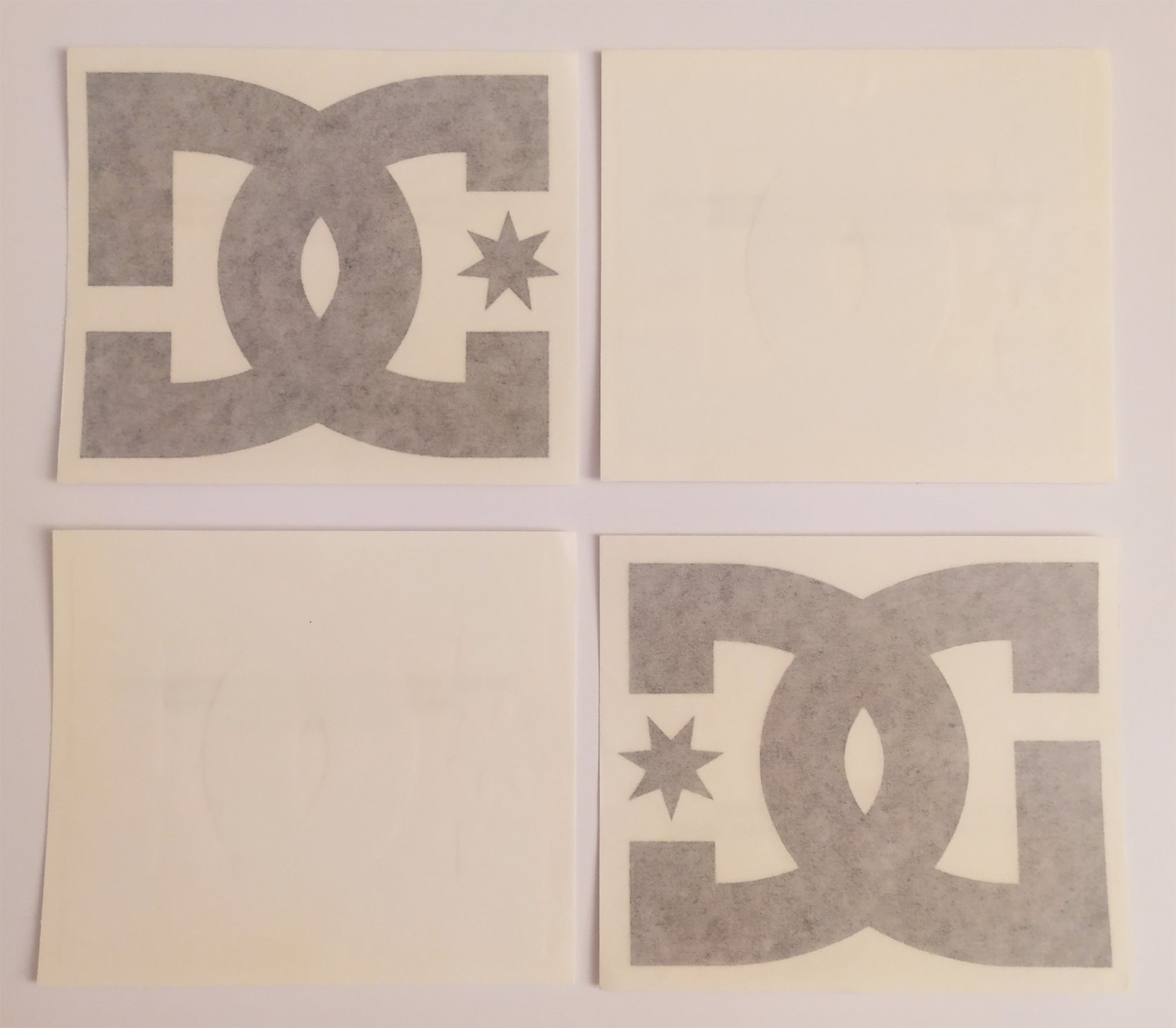 DC Shoe Co. RUB-ON Decals Bundle - SkateboardStickers.com