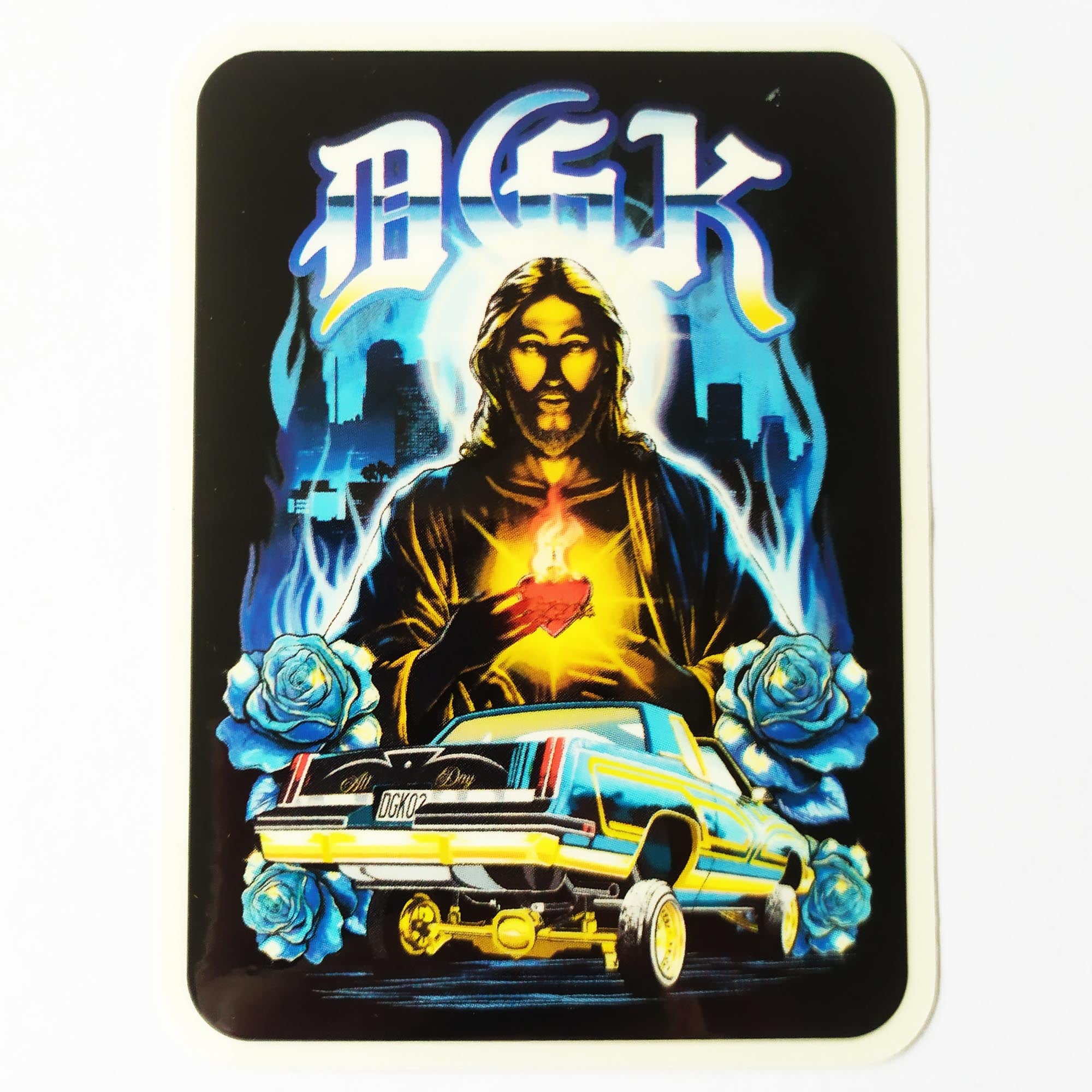 DGK "Sacred" Skate Sticker - SkateboardStickers.com