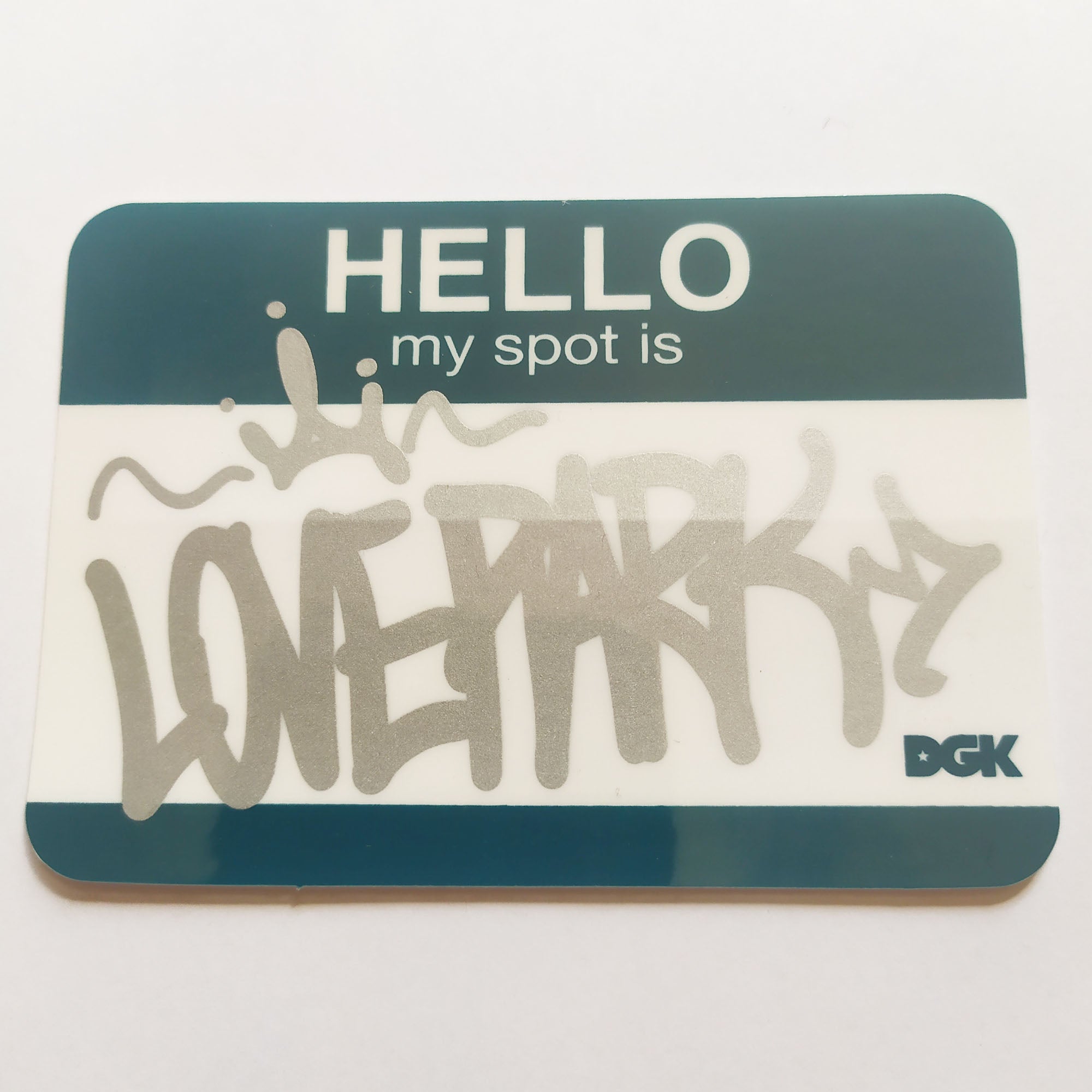 DGK Skate Sticker - My Spot is Love Park