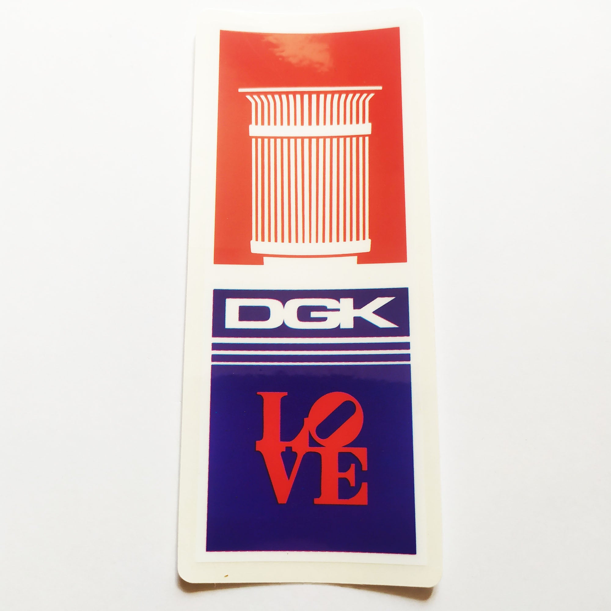 DGK Skate Sticker - Love Park Heritage
