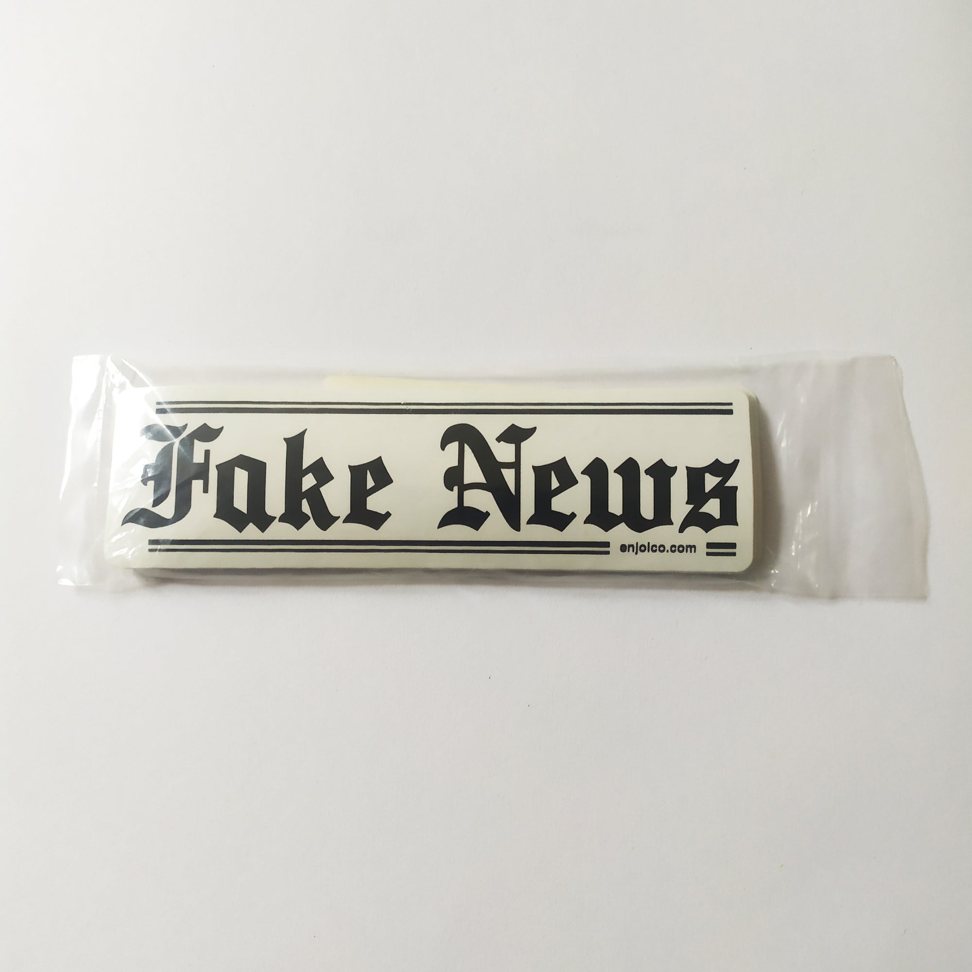 Enjoi "Fake News" Stickers - 10 pack - sealed - SkateboardStickers.com