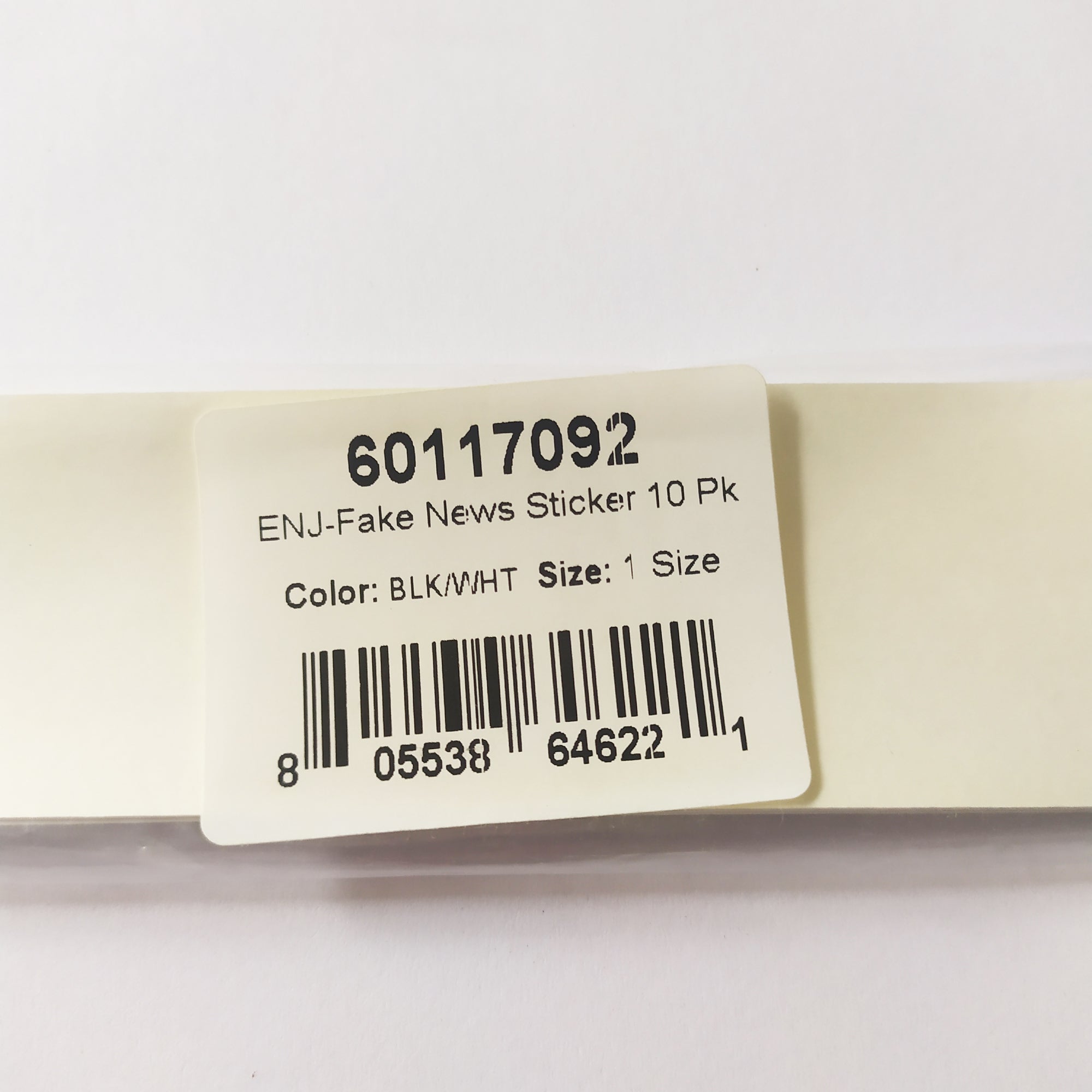 Enjoi "Fake News" Stickers - 10 pack - sealed - SkateboardStickers.com