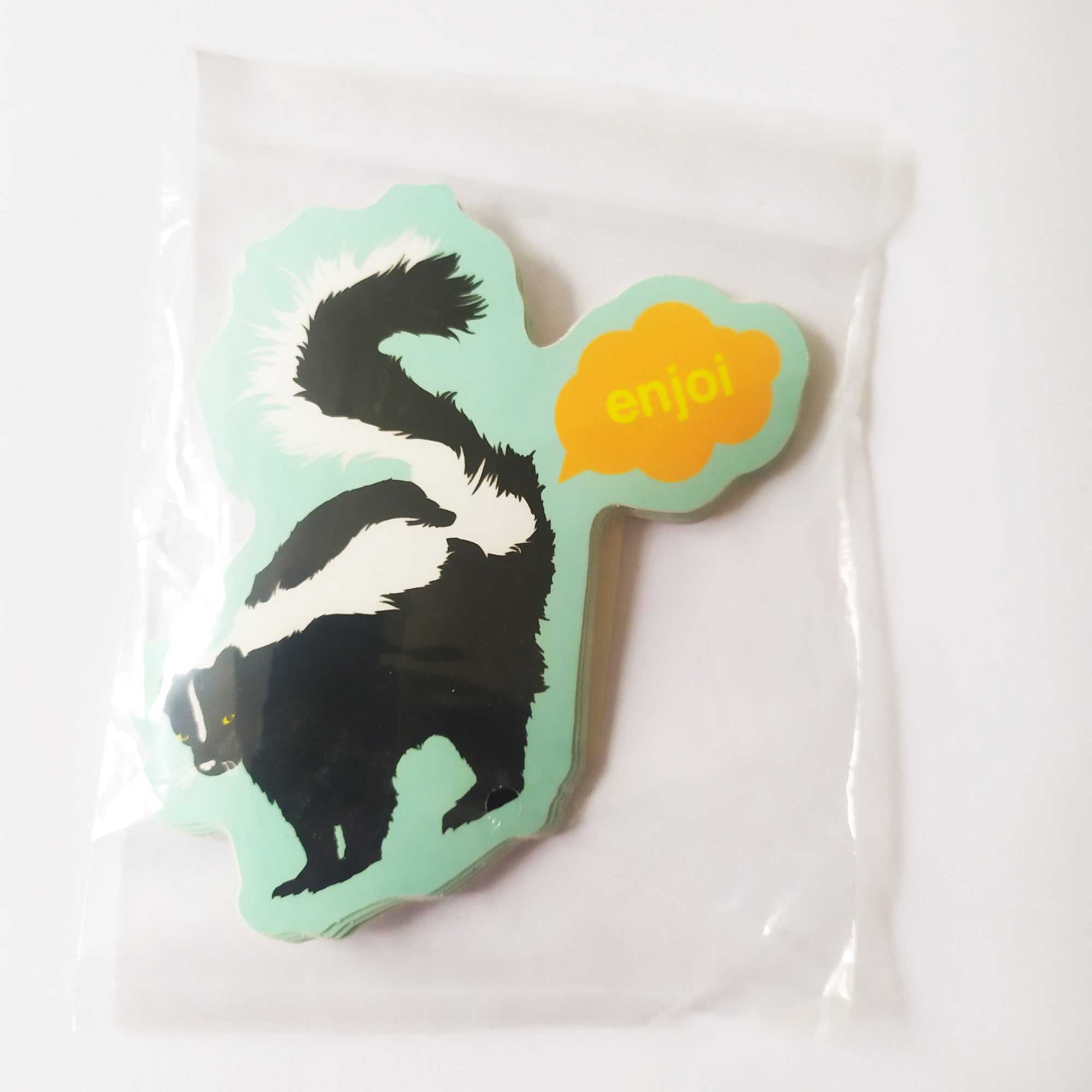 Enjoi "Skunk" Stickers - 10 pack - sealed - SkateboardStickers.com