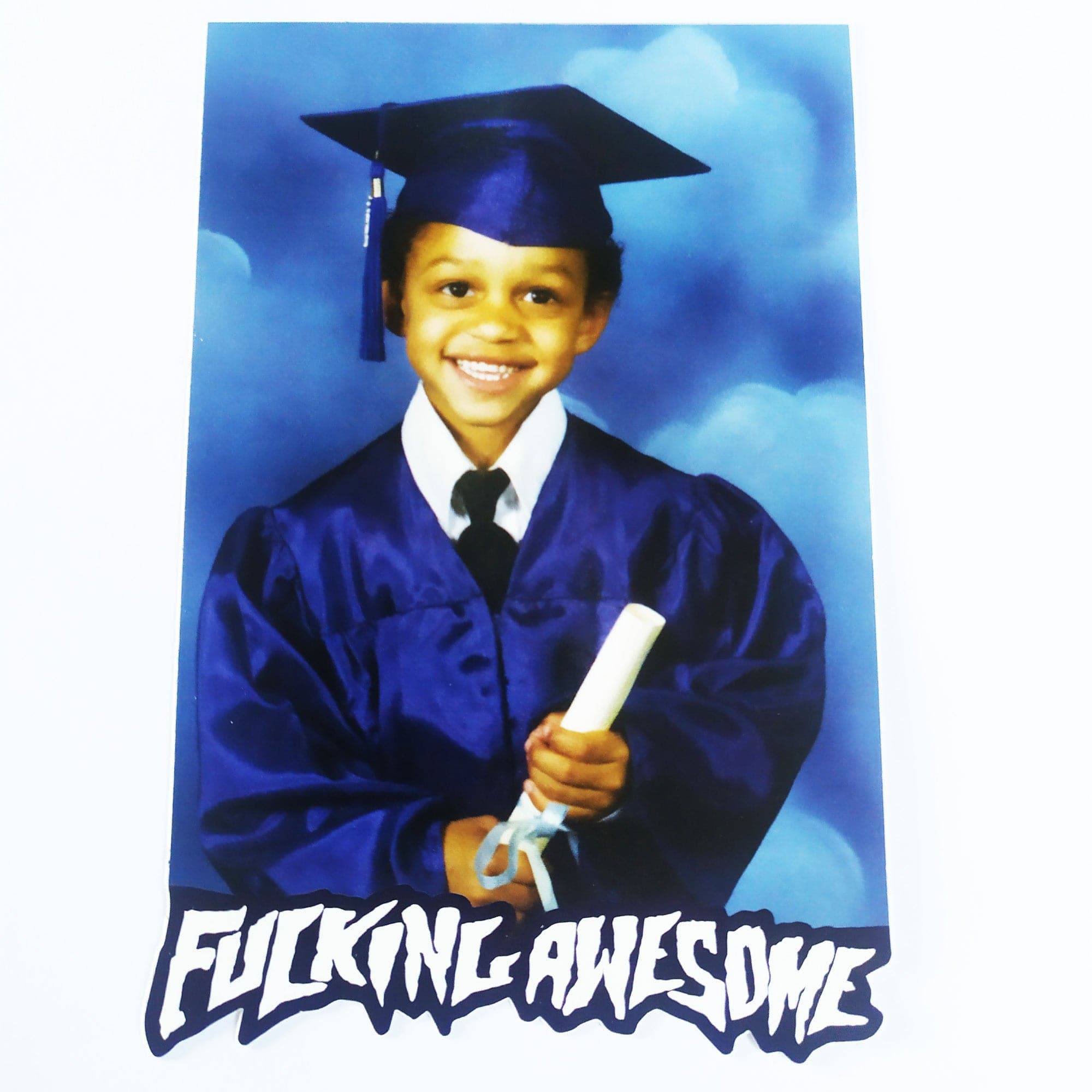 FA / Fucking Awesome Skateboard Sticker - SkateboardStickers.com