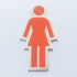 Girl Skateboard Sticker - 8.5cm high approx - SkateboardStickers.com