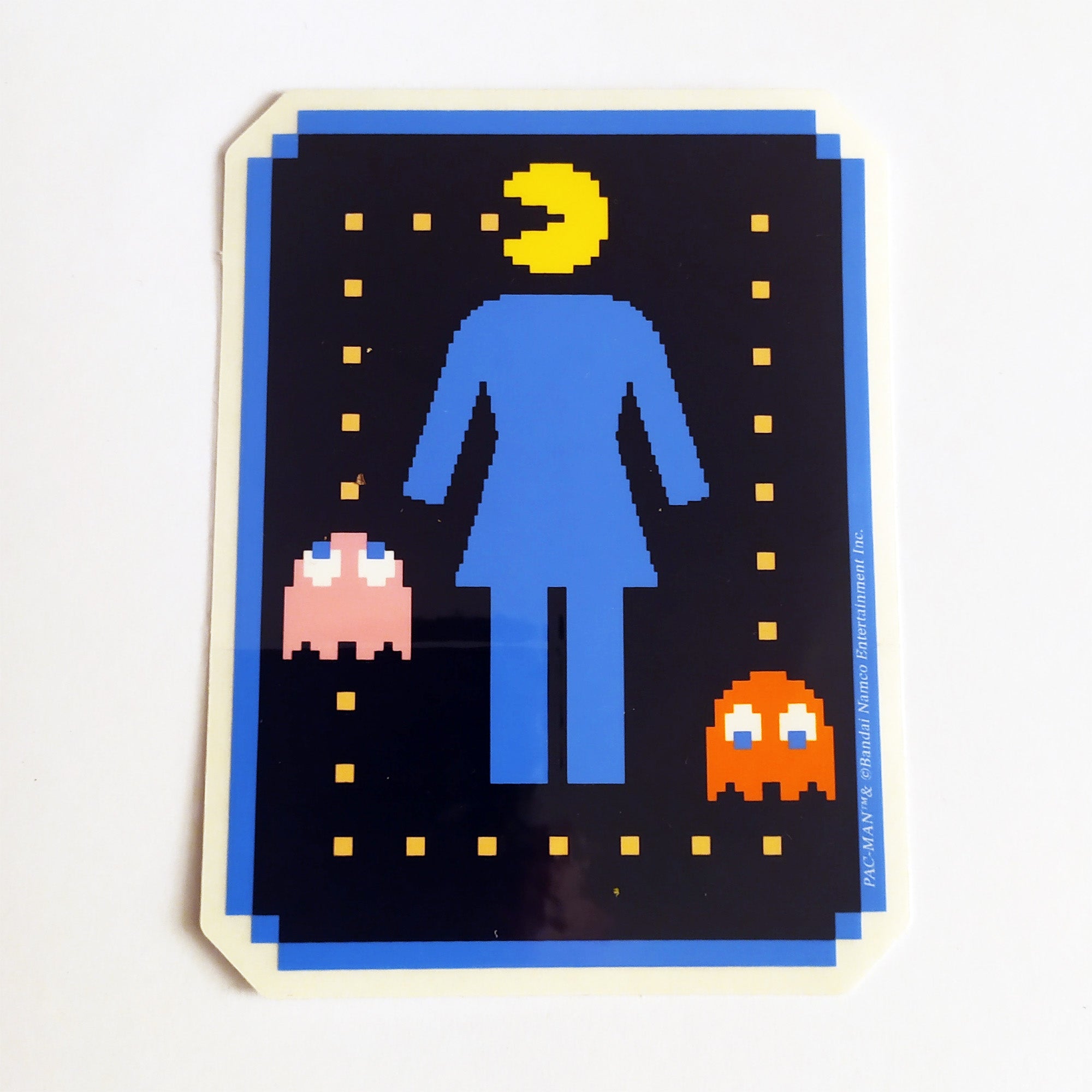 Girl Skateboards x Pac-Man Skateboard Sticker "Pac-Girl Game" - SkateboardStickers.com