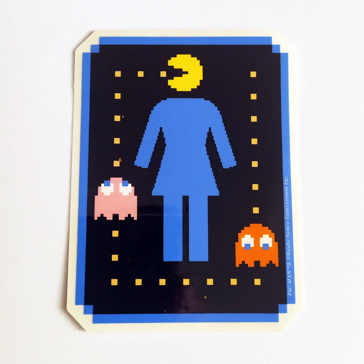Sticer Pac Girl Skateboards x Pac-Man Skateboard Sticker