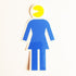 Girl Skateboards x Pac-Man Skateboard Sticker "Pac-Girl" - SkateboardStickers.com