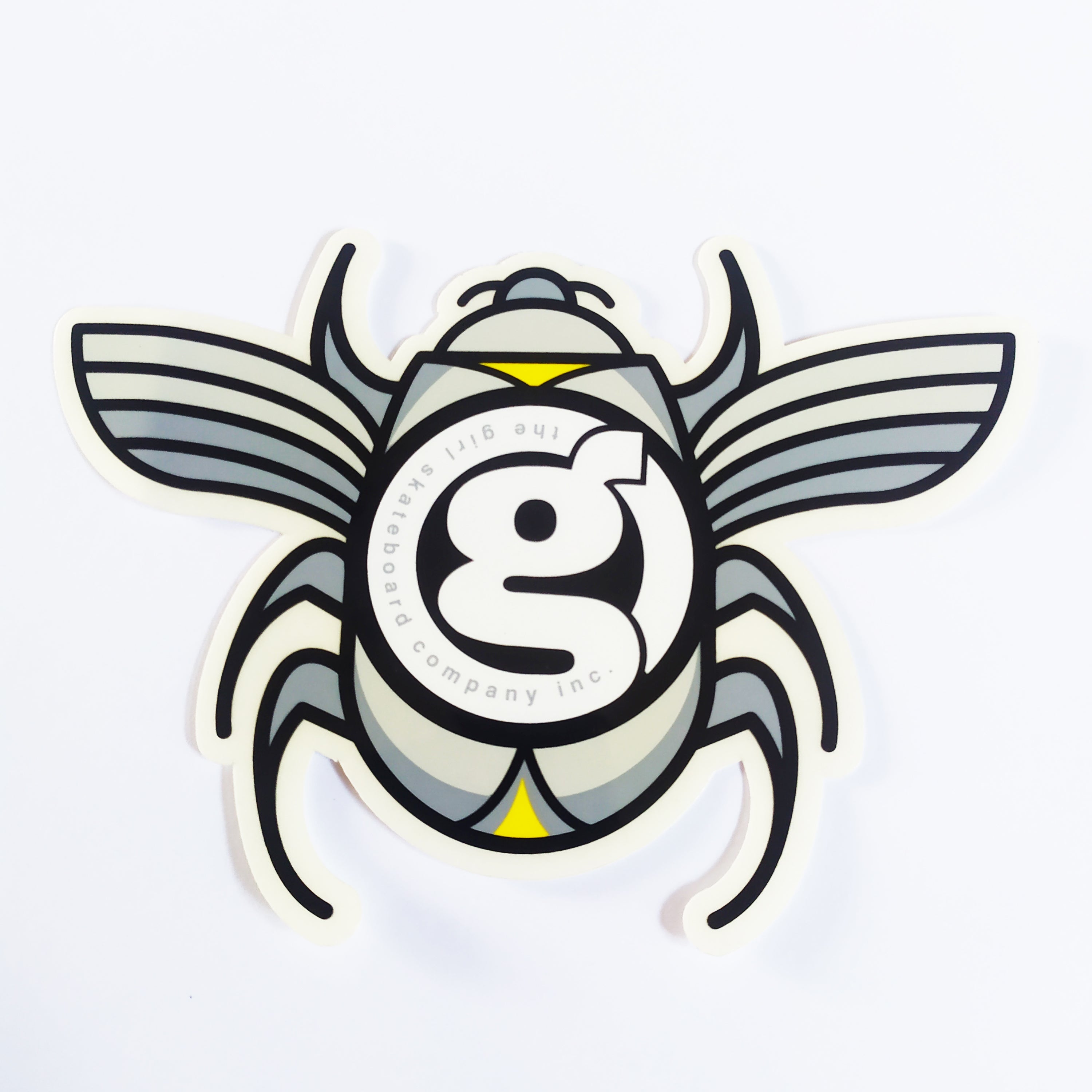Girl Skateboard Sticker - Nuevo "Beetle Bum"