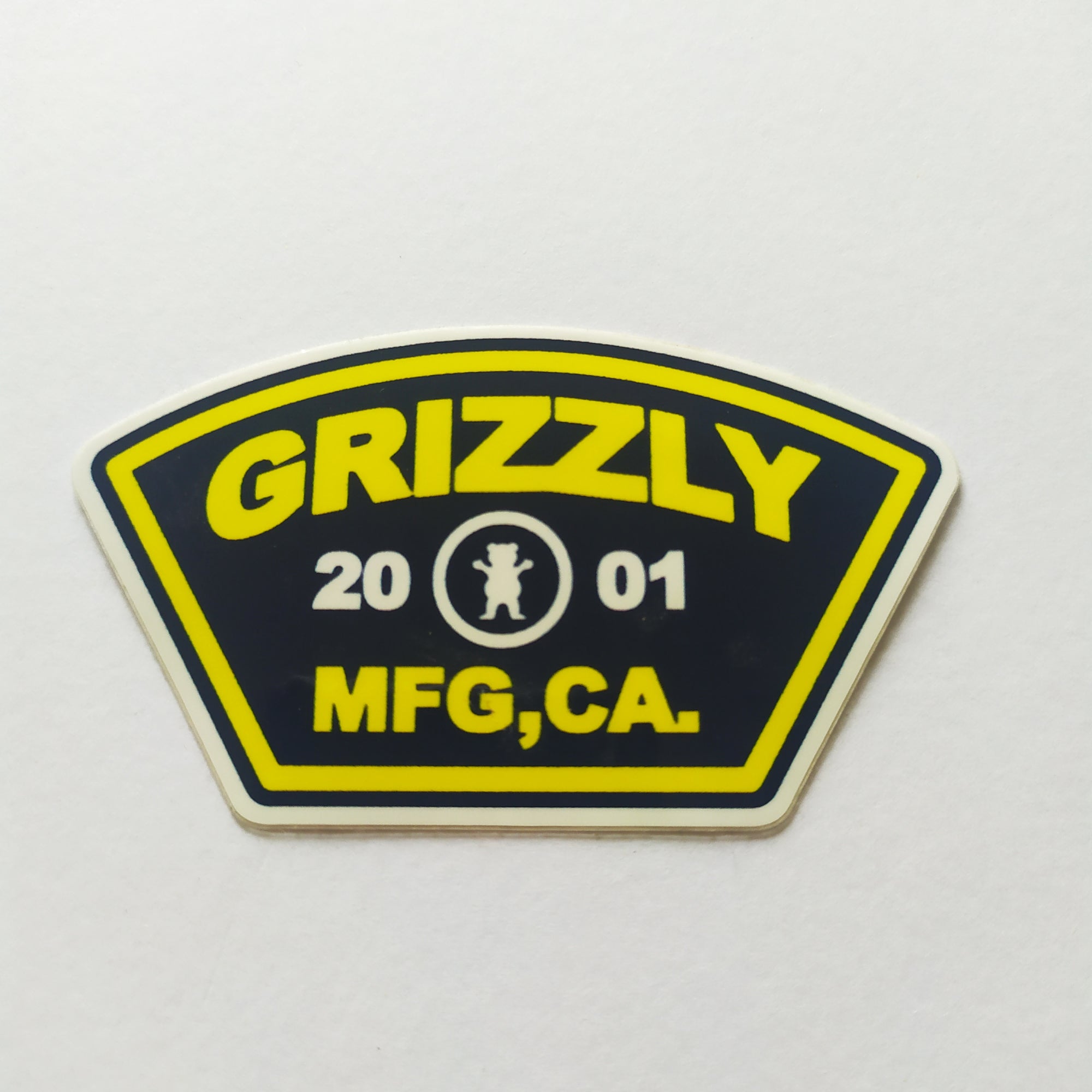 Grizzly Griptape Skateboard Sticker - SkateboardStickers.com