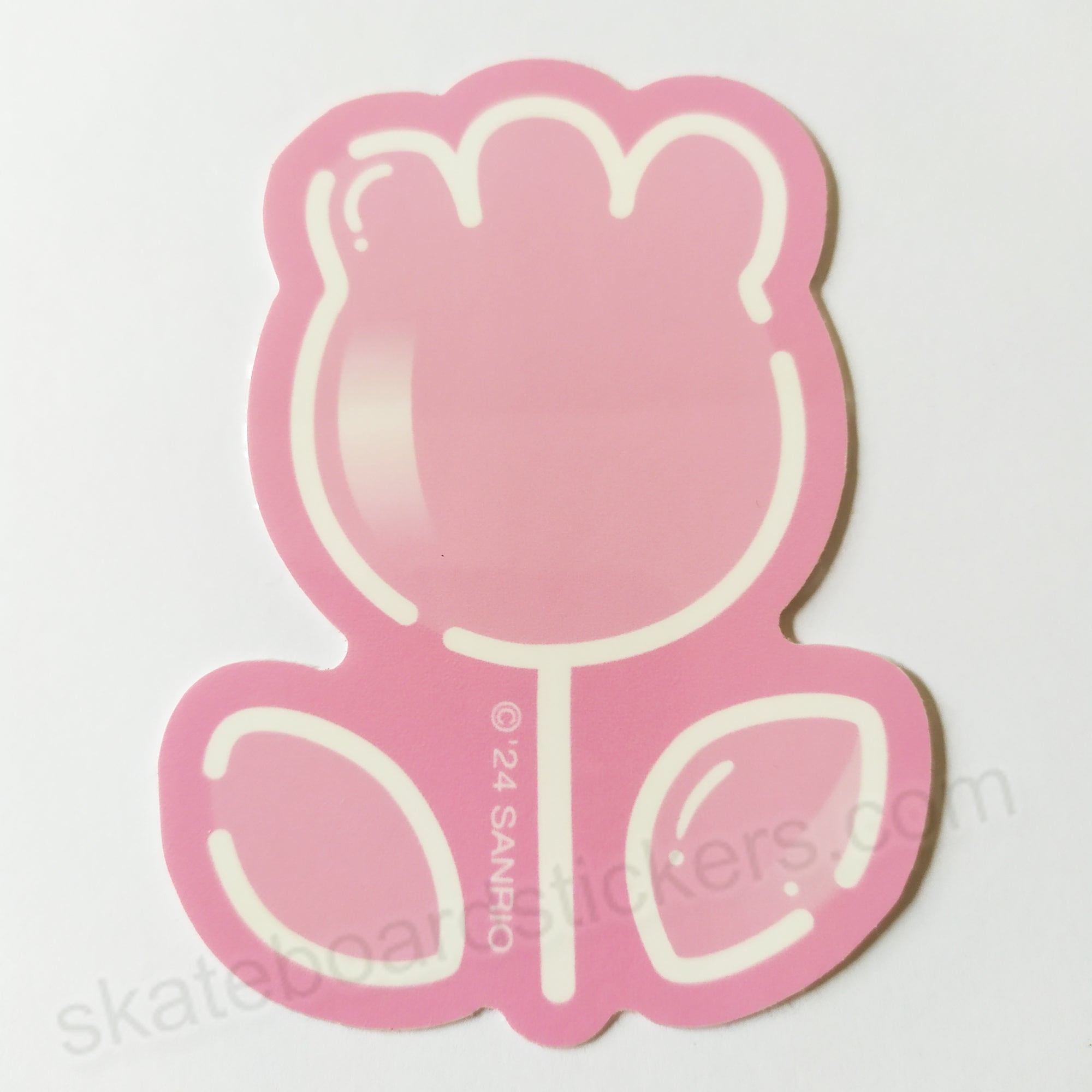 Hello Kitty 50th Anniversary - A Girl Skateboards X Sanrio Collaboration Skate Sticker - SkateboardStickers.com