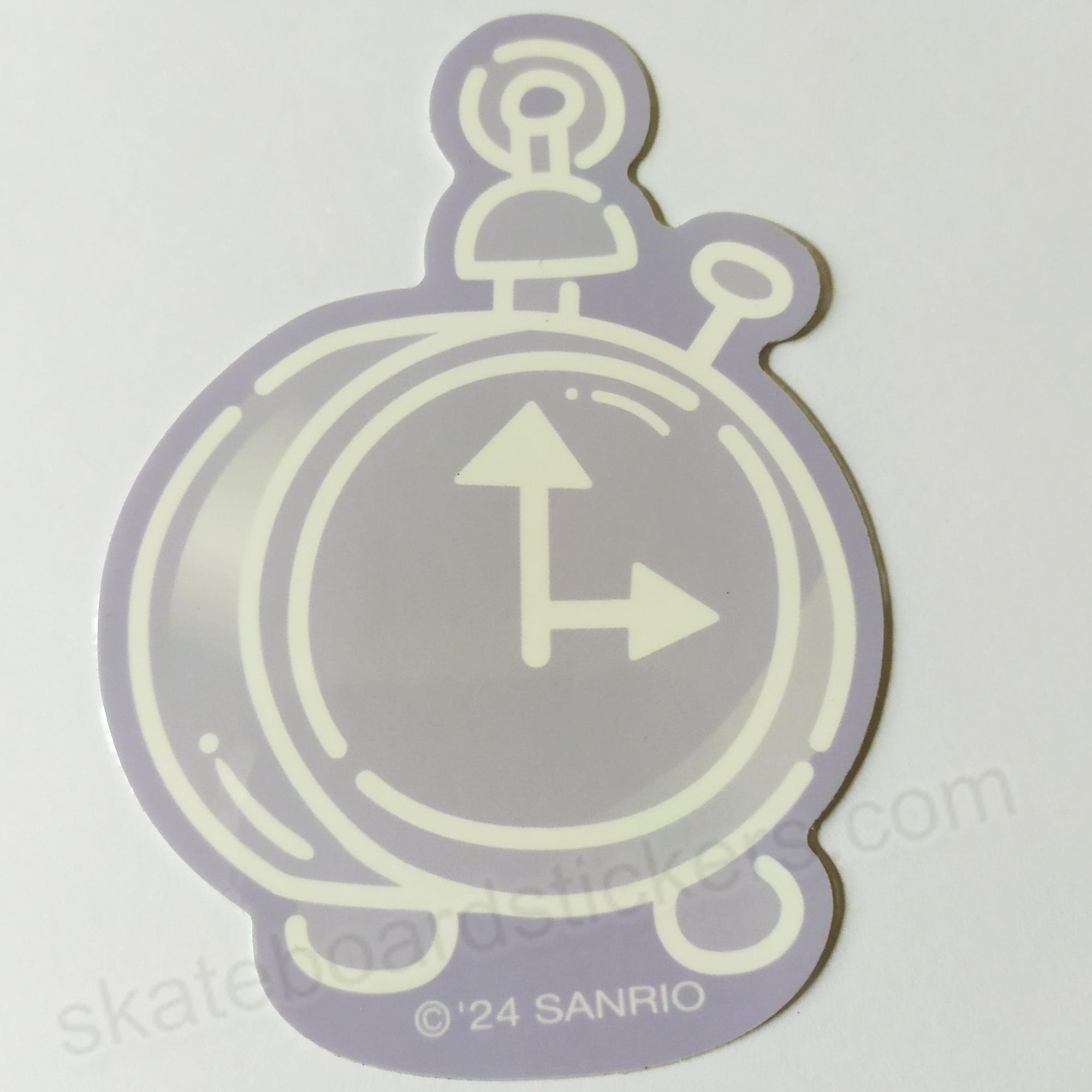 Hello Kitty 50th Anniversary - A Girl Skateboards X Sanrio Collaboration Skate Sticker - SkateboardStickers.com