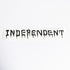 Independent Trucks Skateboard Sticker Vandal White - SkateboardStickers.com