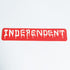 Independent Trucks Skateboard Sticker Vandal Red - SkateboardStickers.com