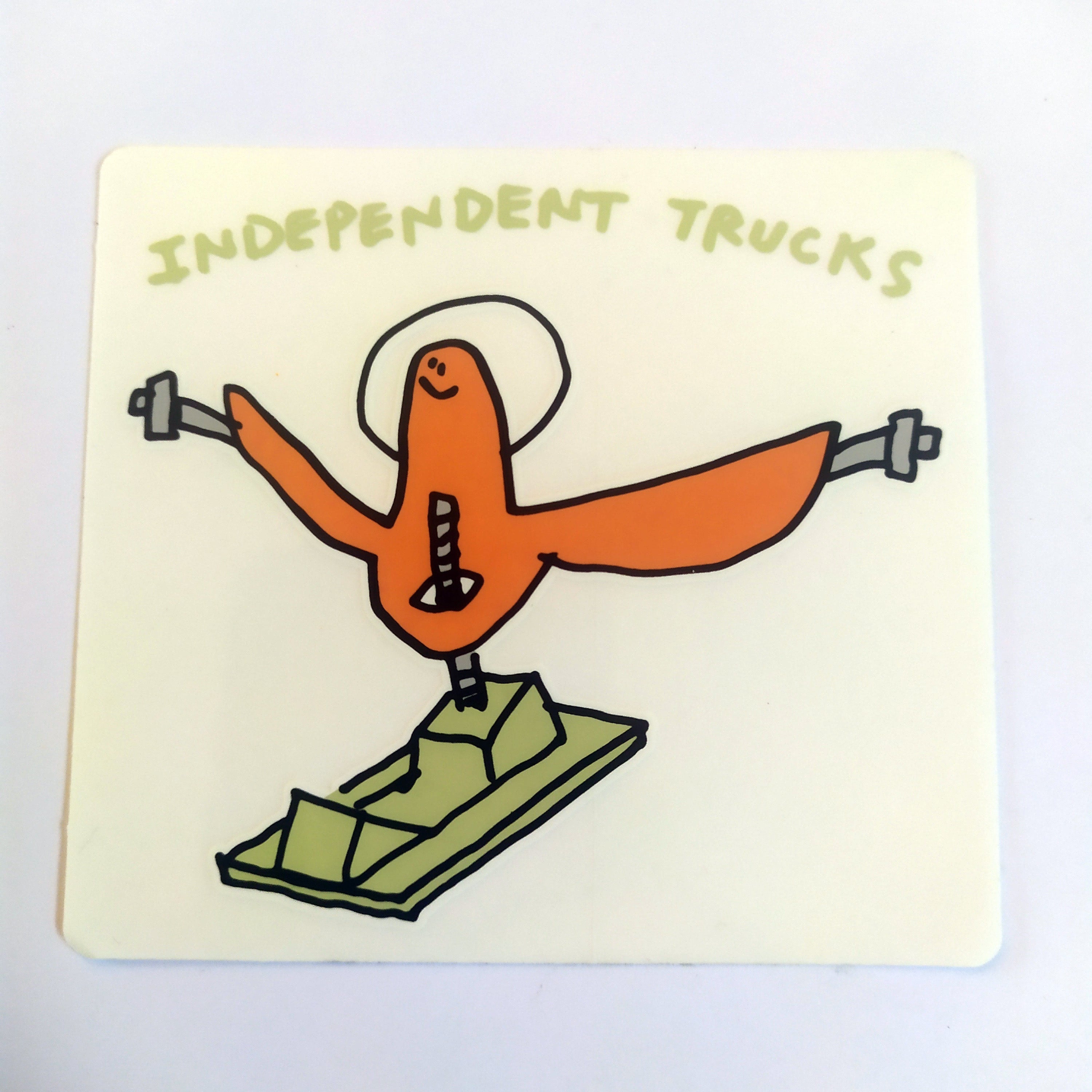 Independent Trucks X Krooked Skate Sticker