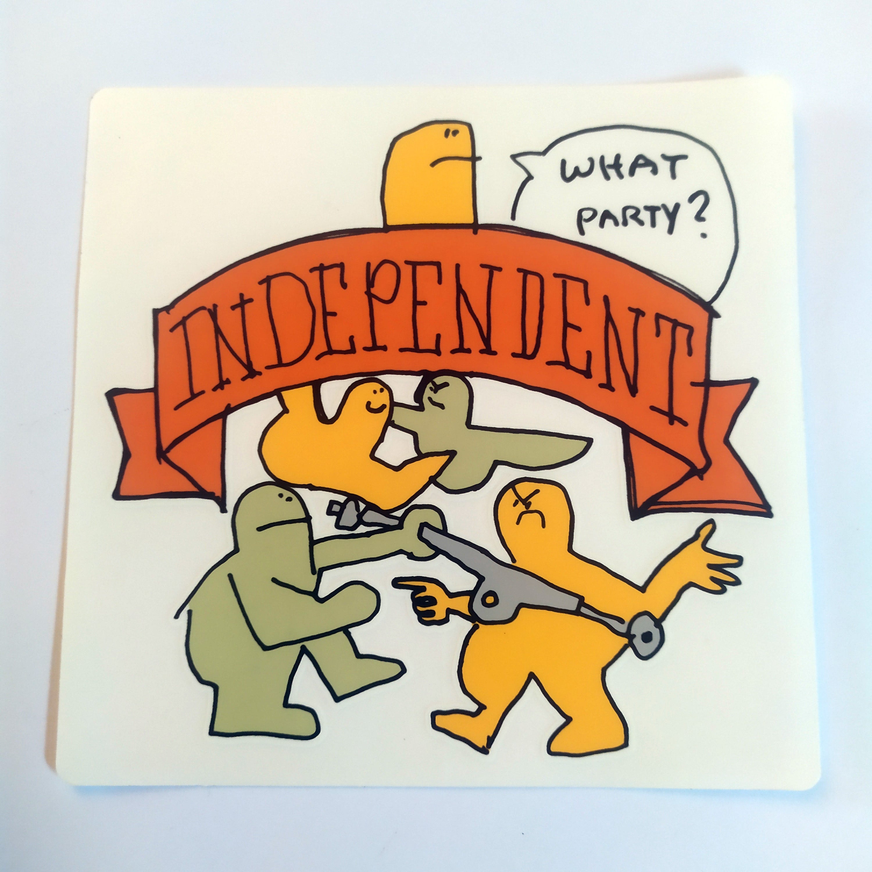 Independent Trucks X Krooked Skate Sticker