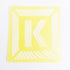 Kink BMX Sticker - 8 cm x 9 cm approx - SkateboardStickers.com