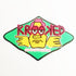 Krooked Skateboard Sticker - Arketype Aqua