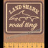 Land Shark Crew Road Ting Skateboard Sticker - Brown - SkateboardStickers.com