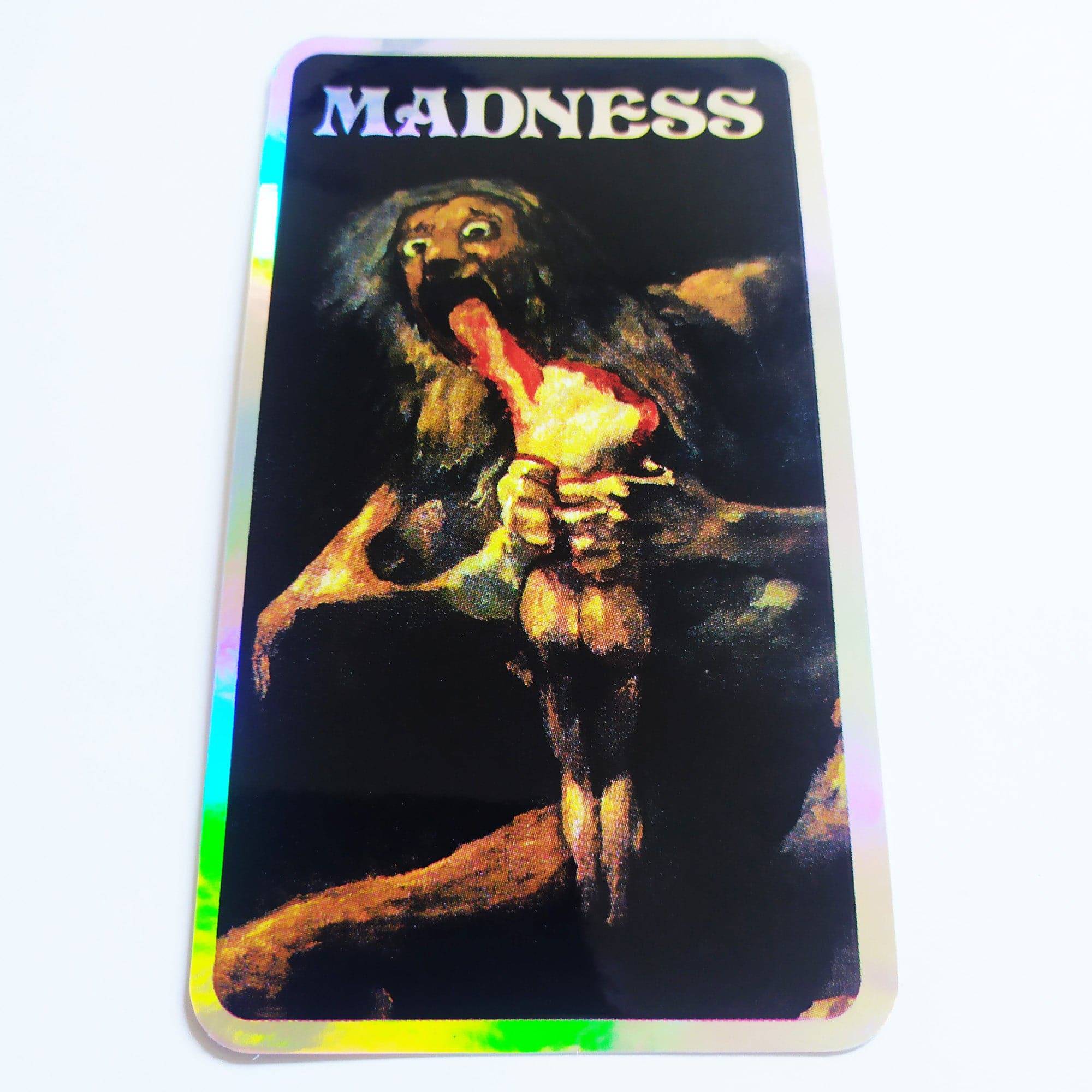 Madness Skateboards Sticker - Holographic - SkateboardStickers.com