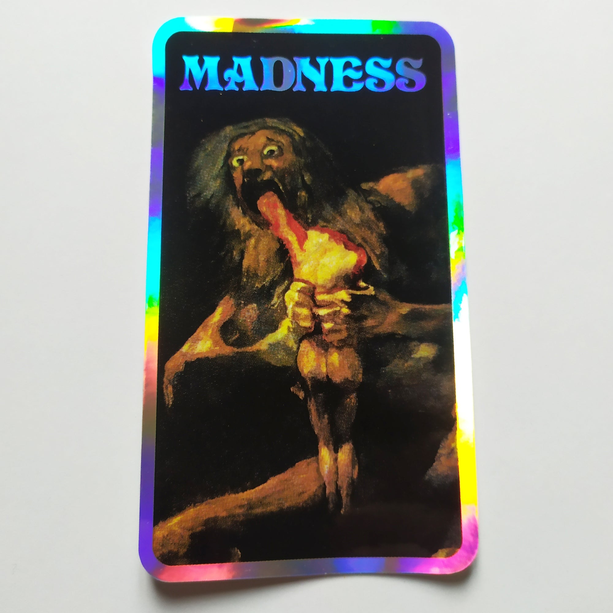 Madness Skateboards Sticker - Holographic - SkateboardStickers.com